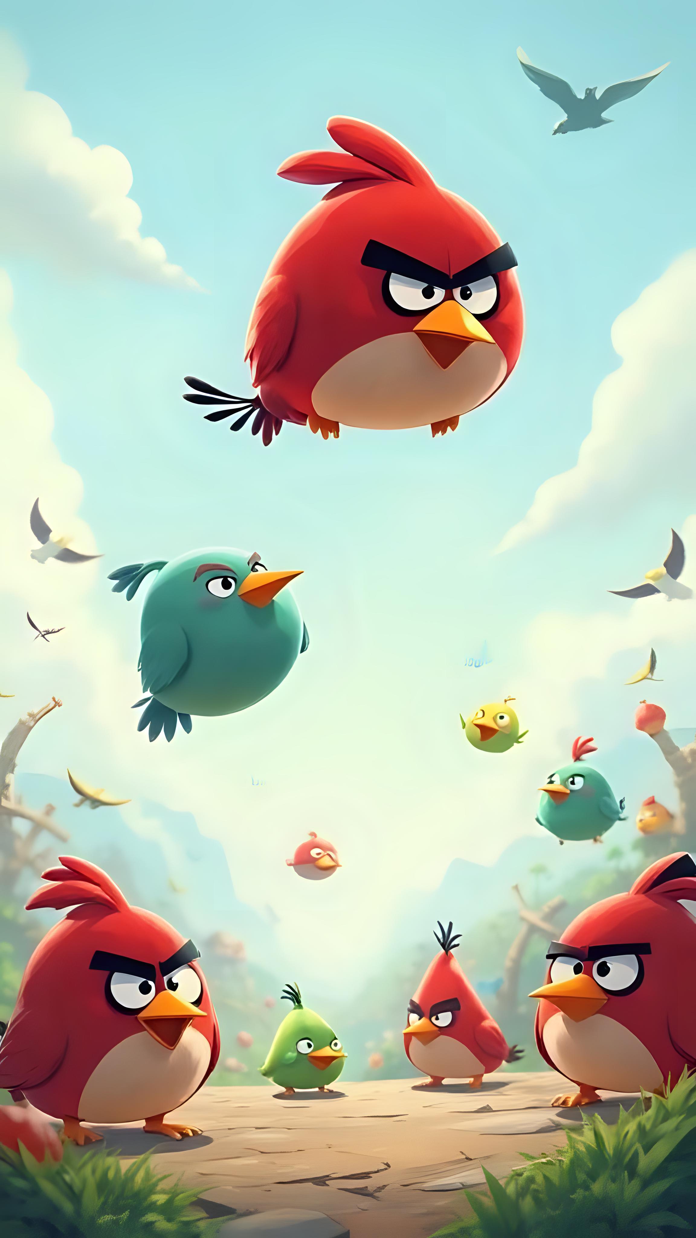 Angry birds wallpaper