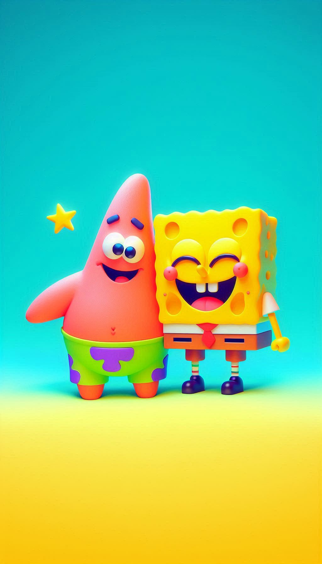 Free SpongeBob and Patrick Star Wallpaper