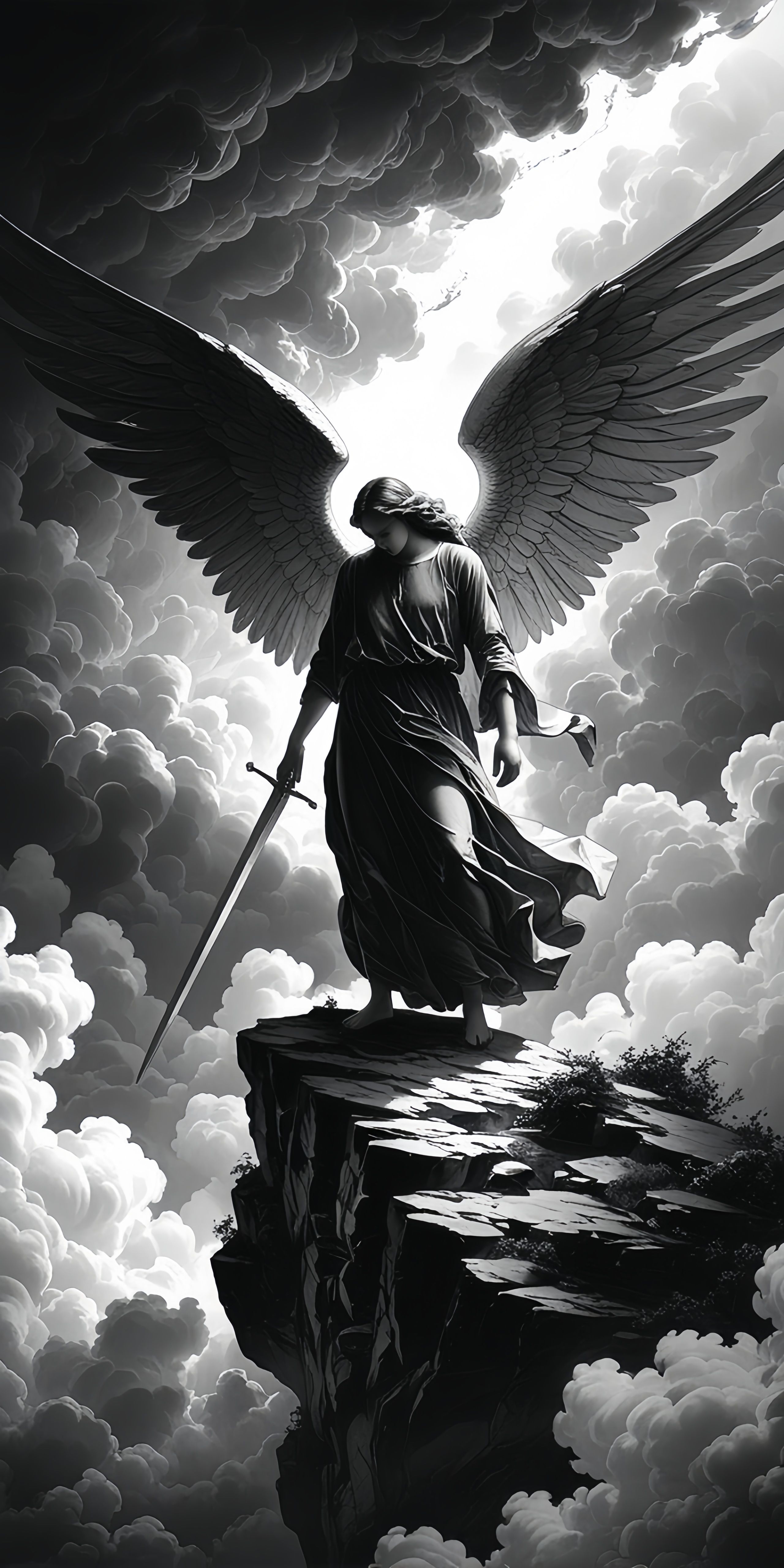 Angelic Warrior Wallpaper