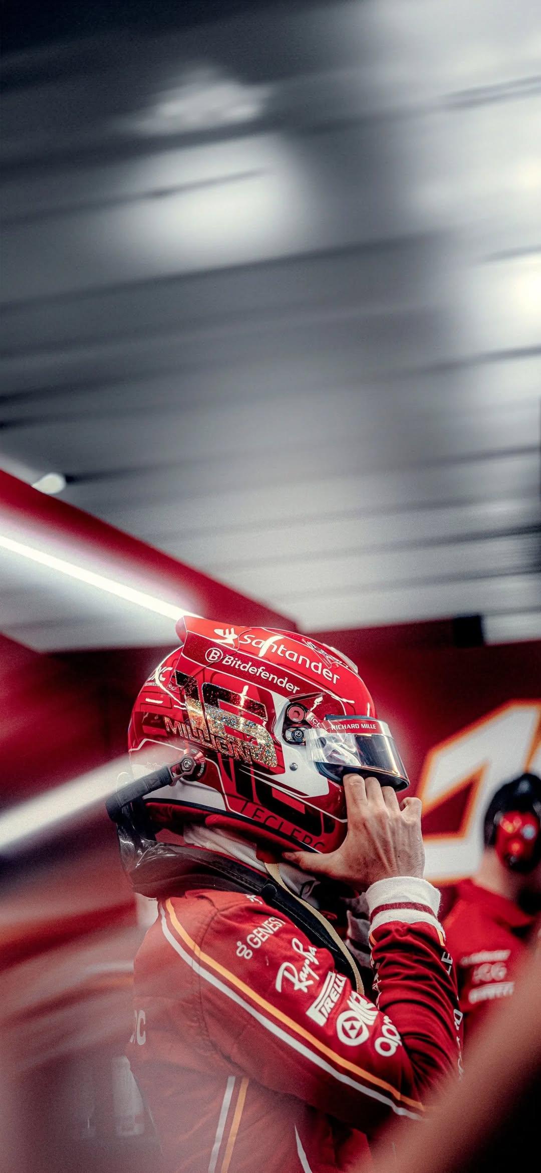 Charles Leclerc Ferrari F1 Wallpaper