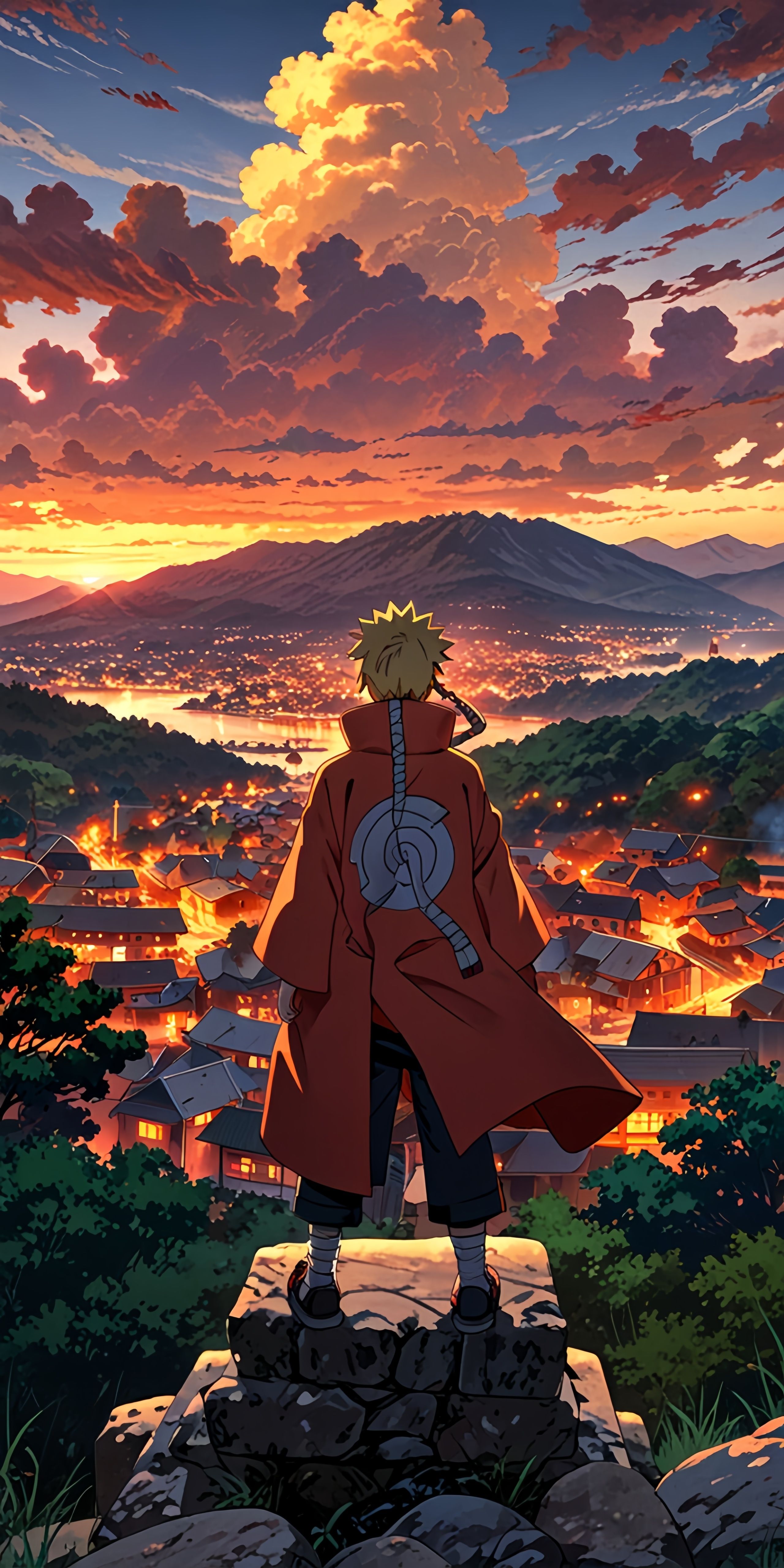 Naruto Sunset Wallpaper