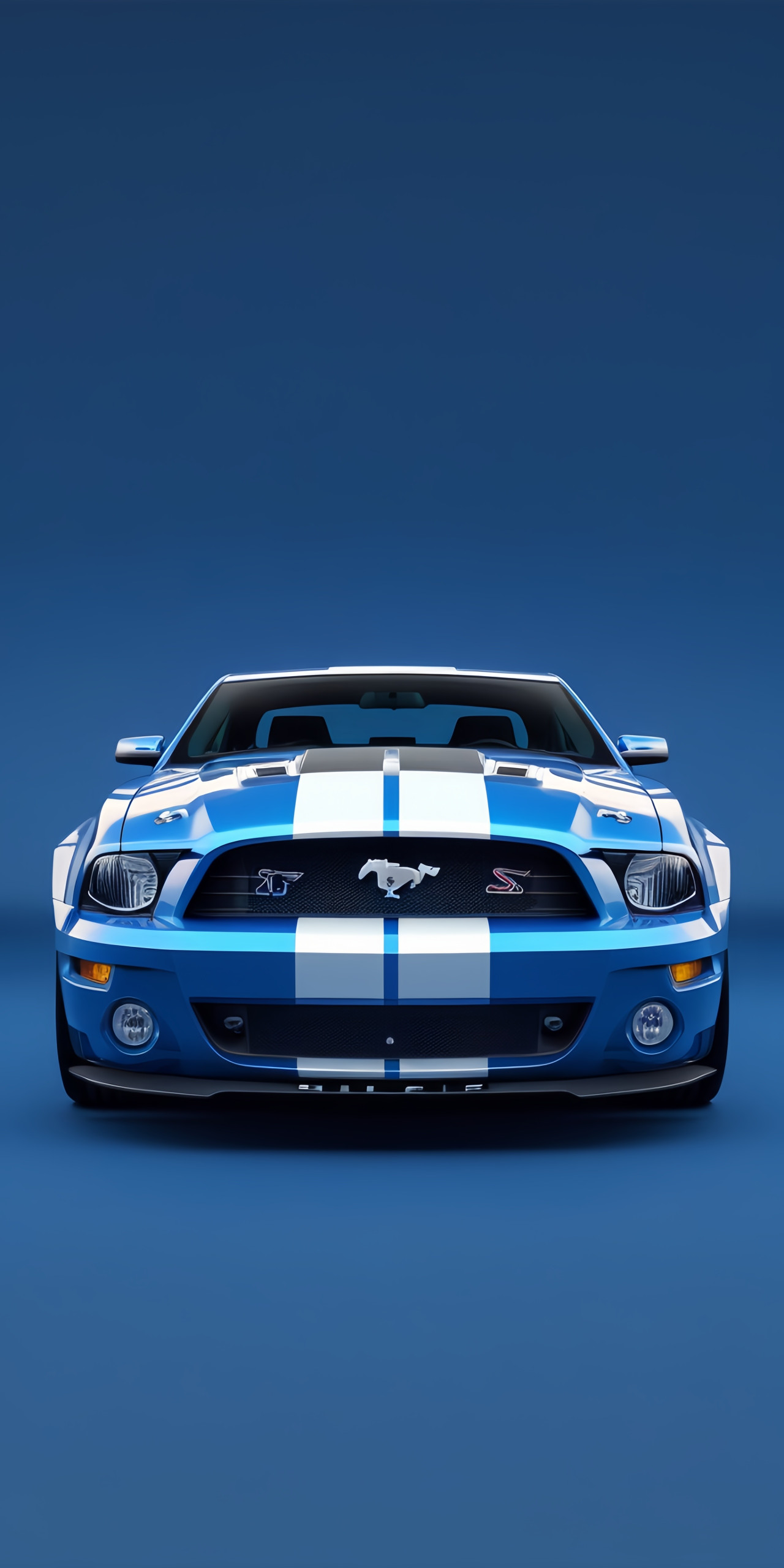 Blue Shelby Mustang Wallpaper