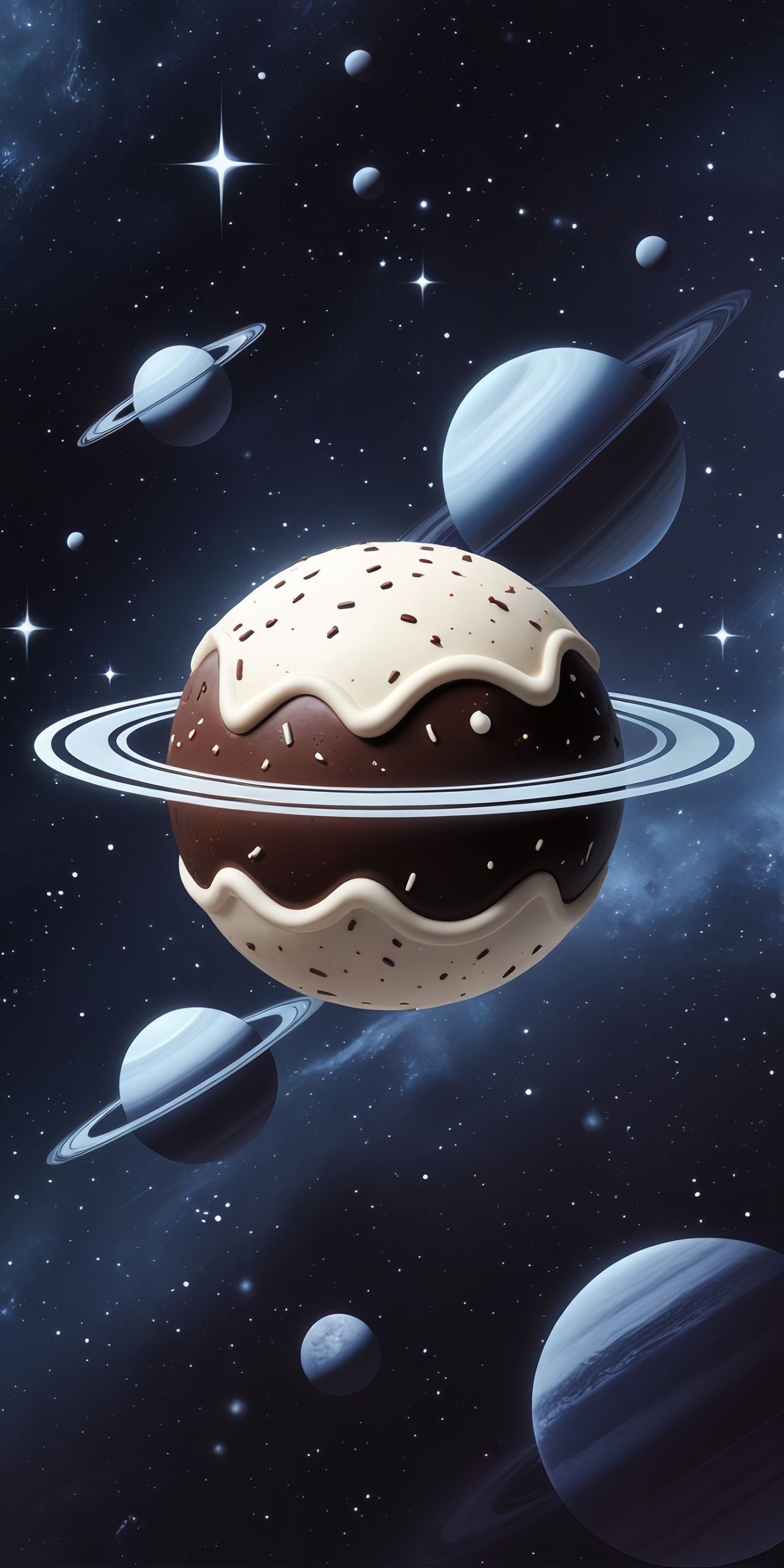 Planet Donut Wallpaper