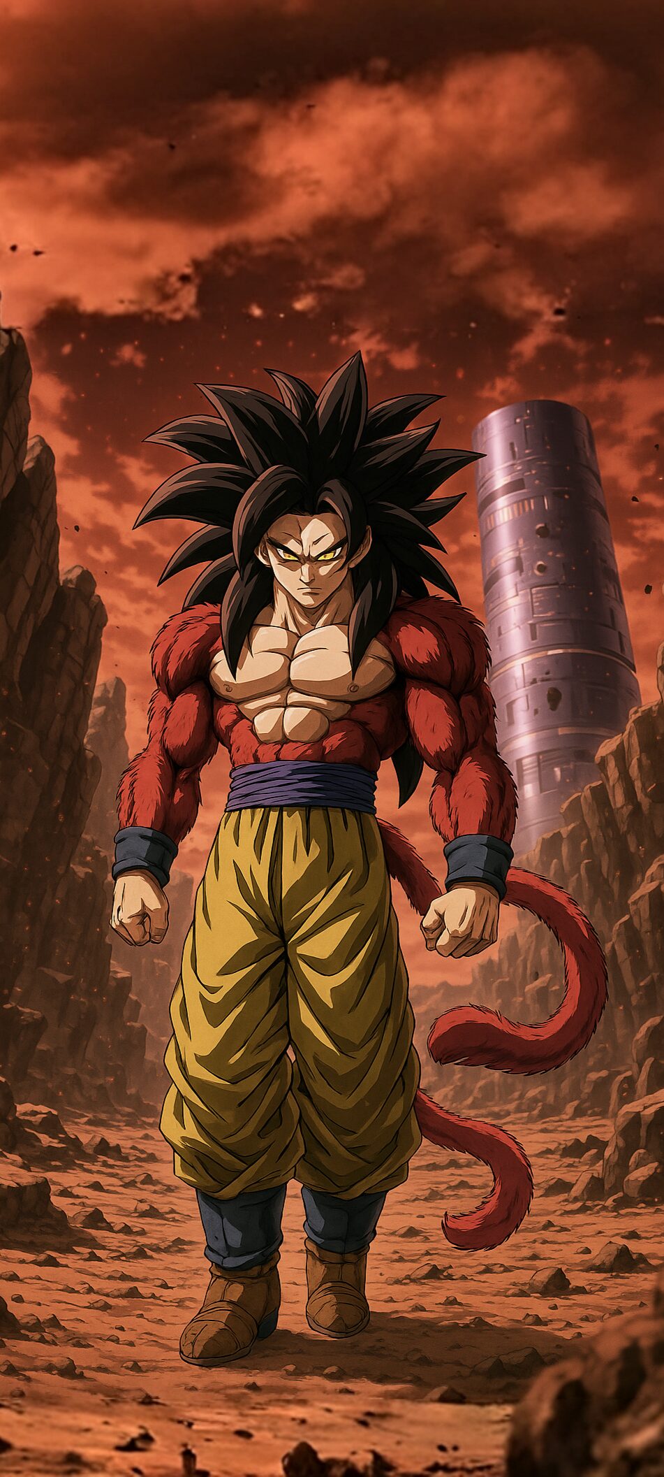 Epic Goku Super Saiyan 4 Wallpaper