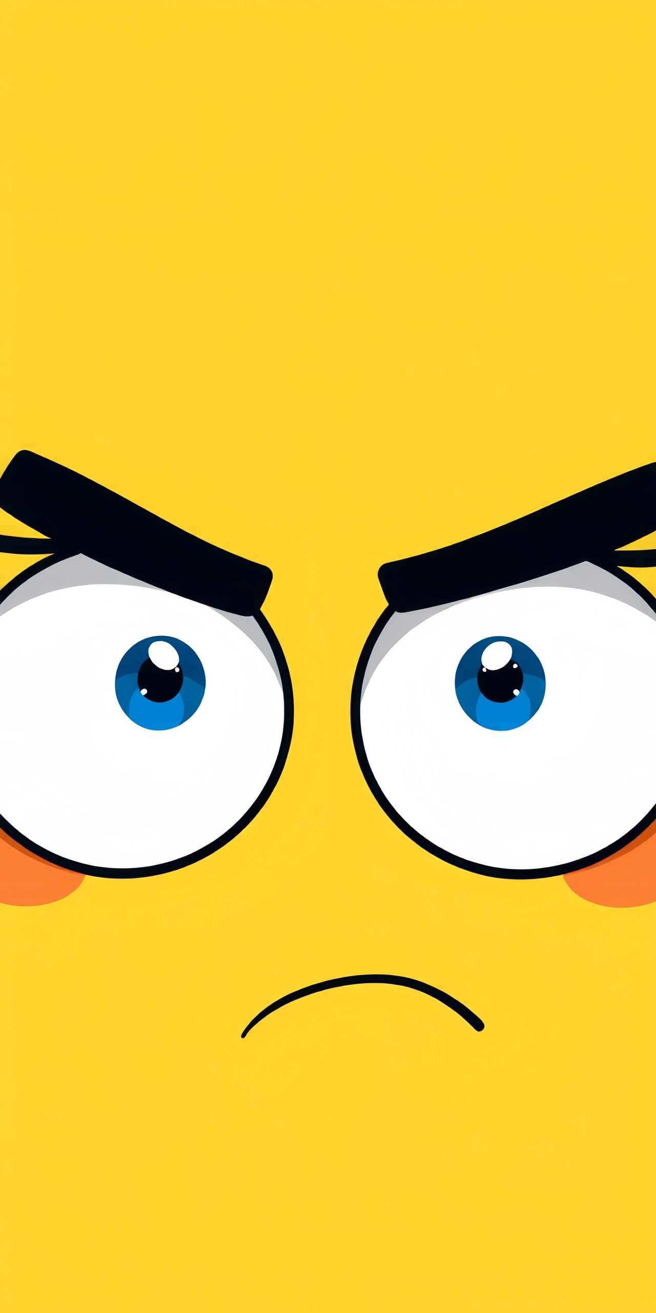 Expressive Angry Emoji Wallpaper