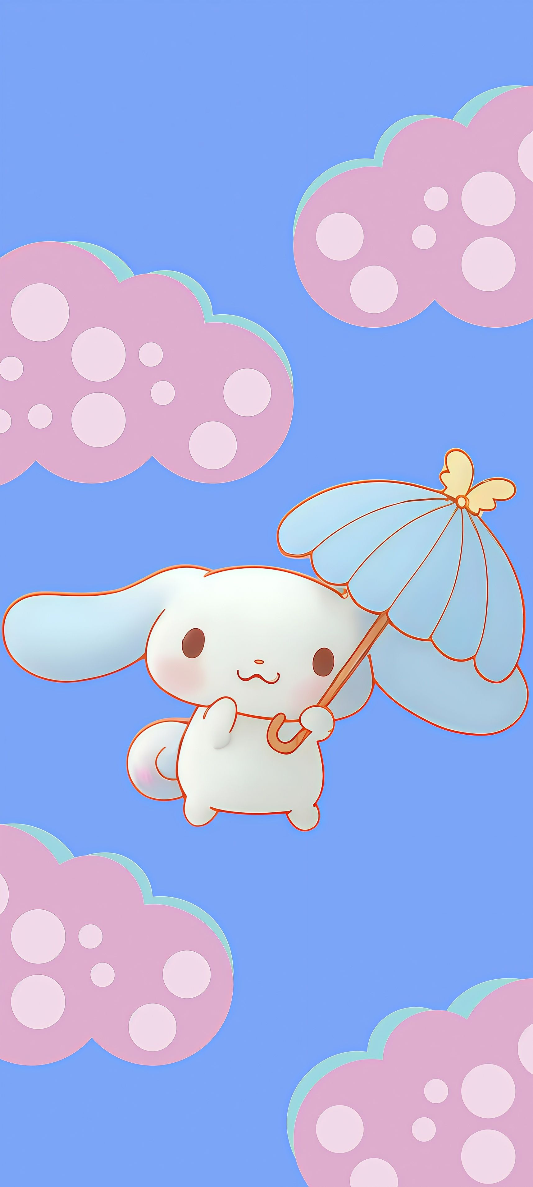 Cinnamoroll with Umbrella Wallpaper