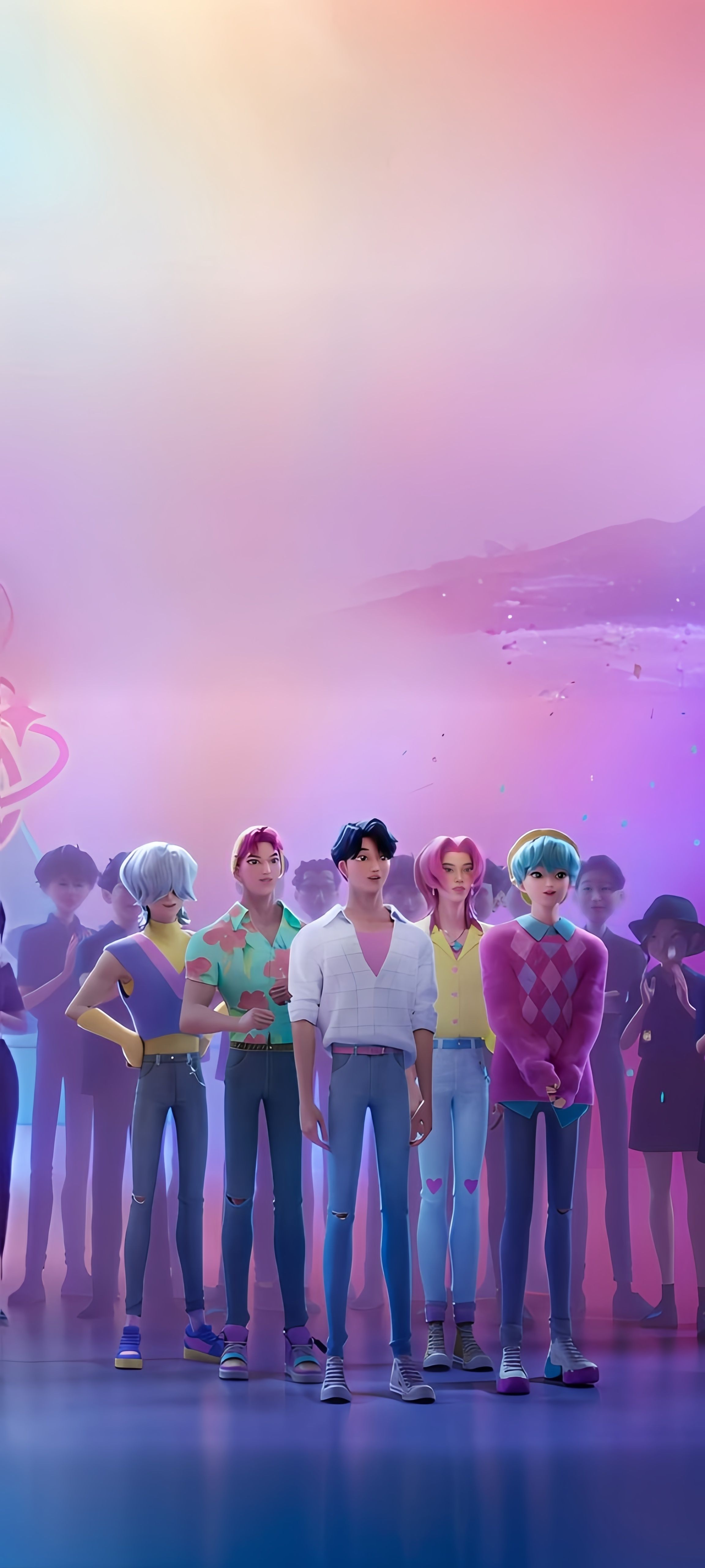 K-Pop Demon Hunters Saja Boys Concert Wallpaper