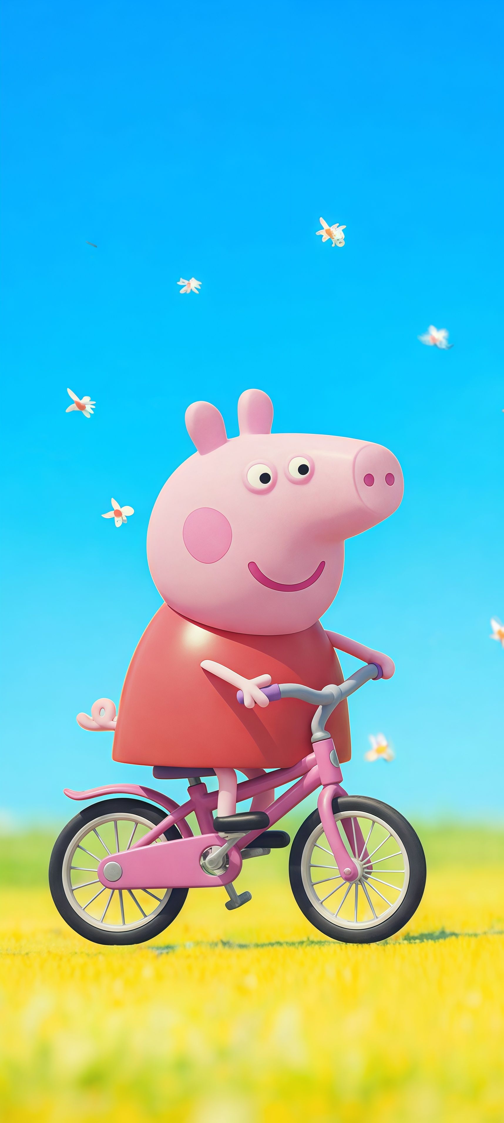 Peppa Pig Bike Ride Wallpaper
