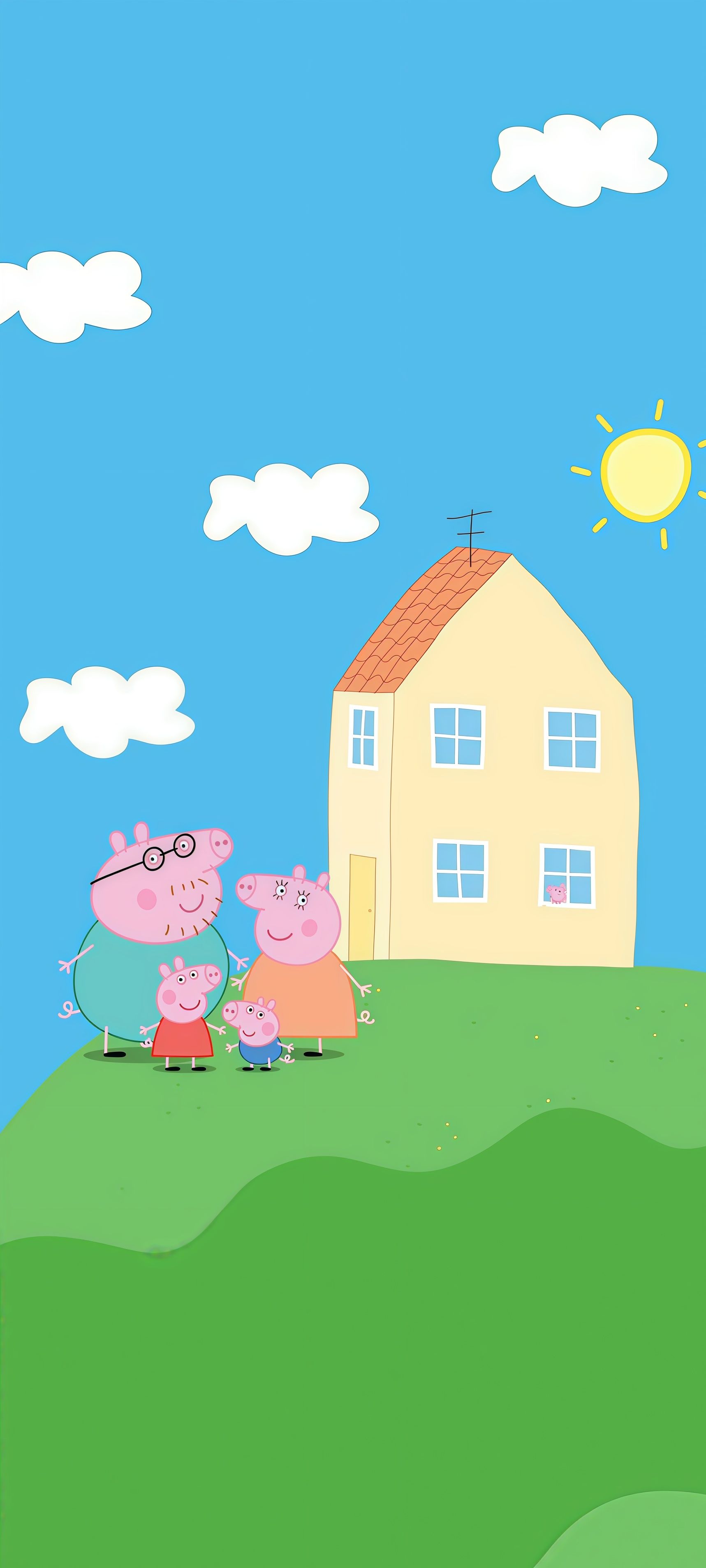 Peppa Pig House Wallpaper