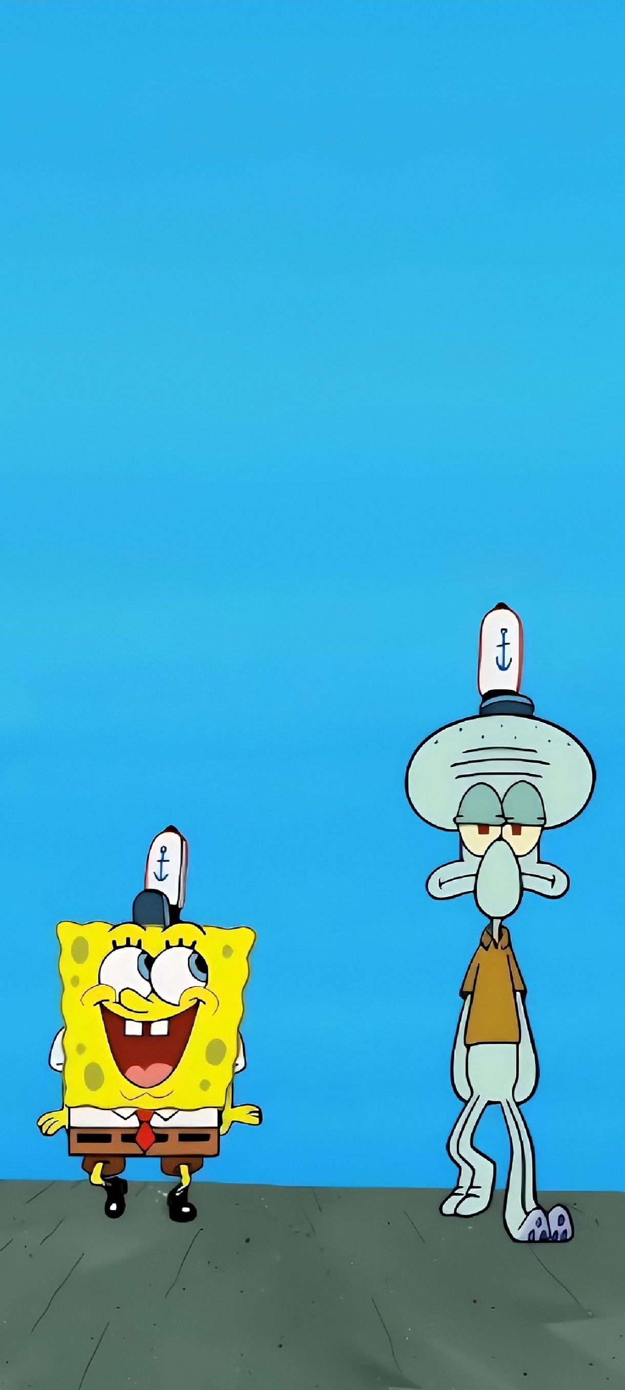 Spongebob and Squidward 4K Wallpaper