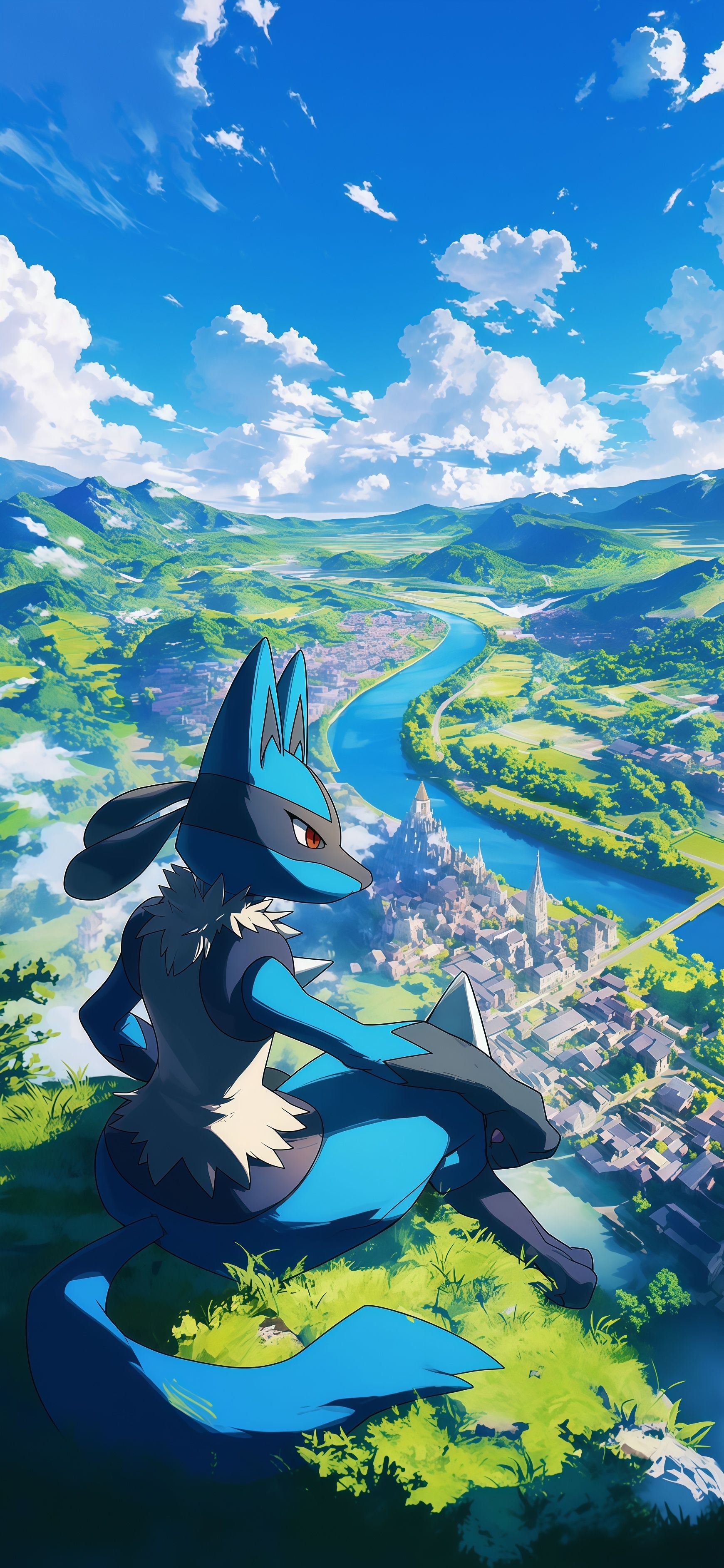 Majestic Lucario Pokemon Wallpaper