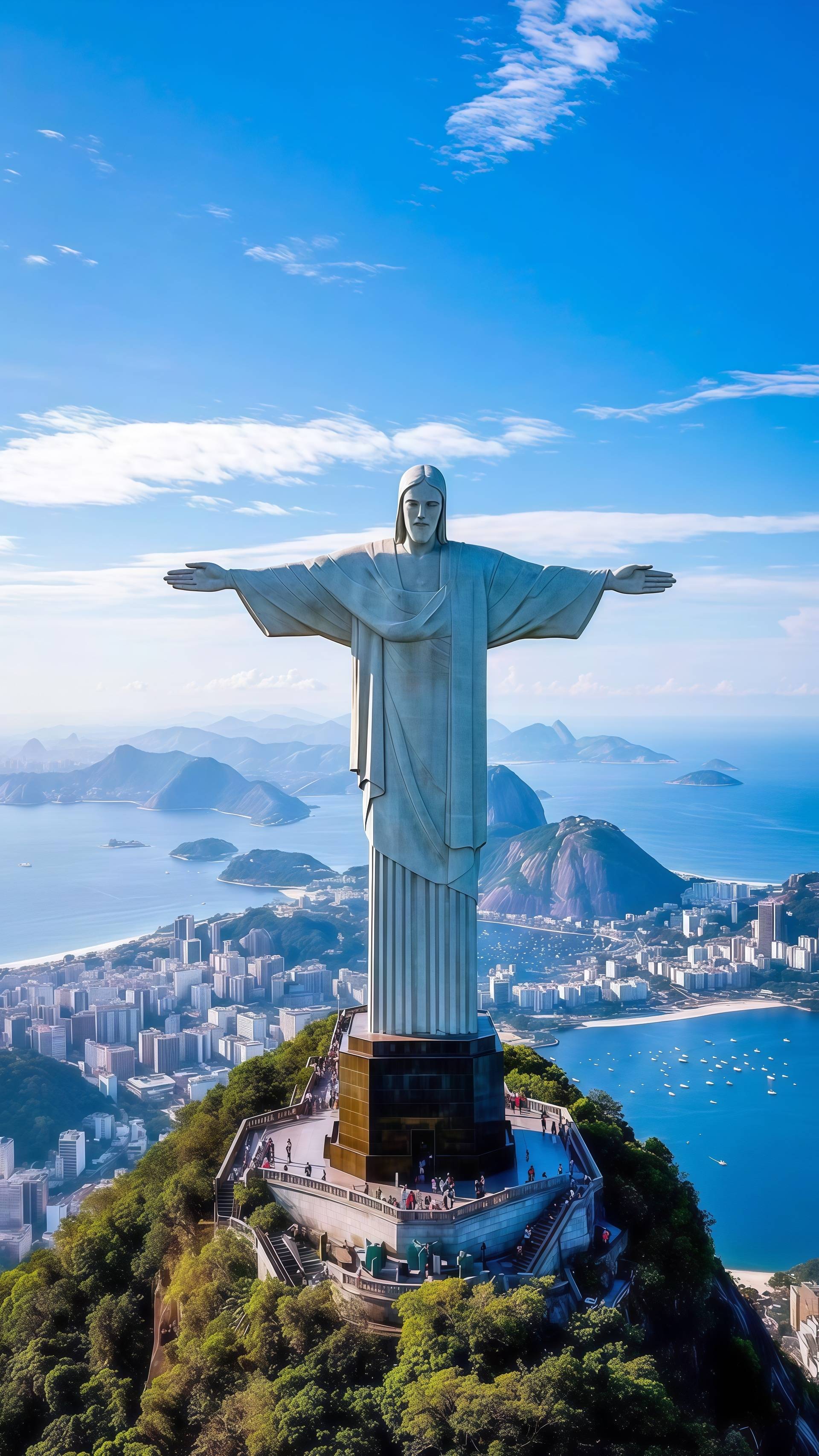 Christ the Redeemer Statue Rio de Janeiro Wallpaper