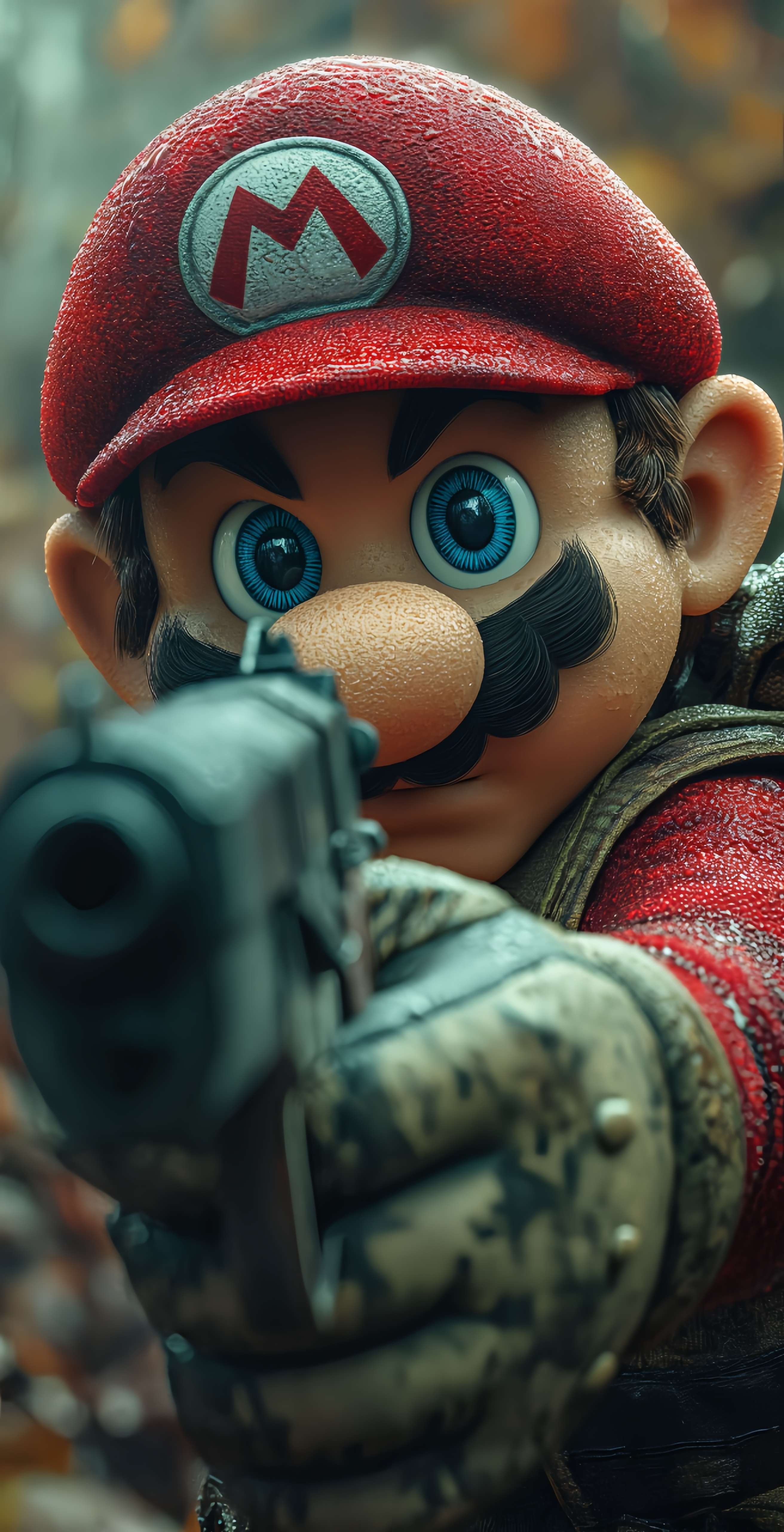 Gangster Mario Wallpaper