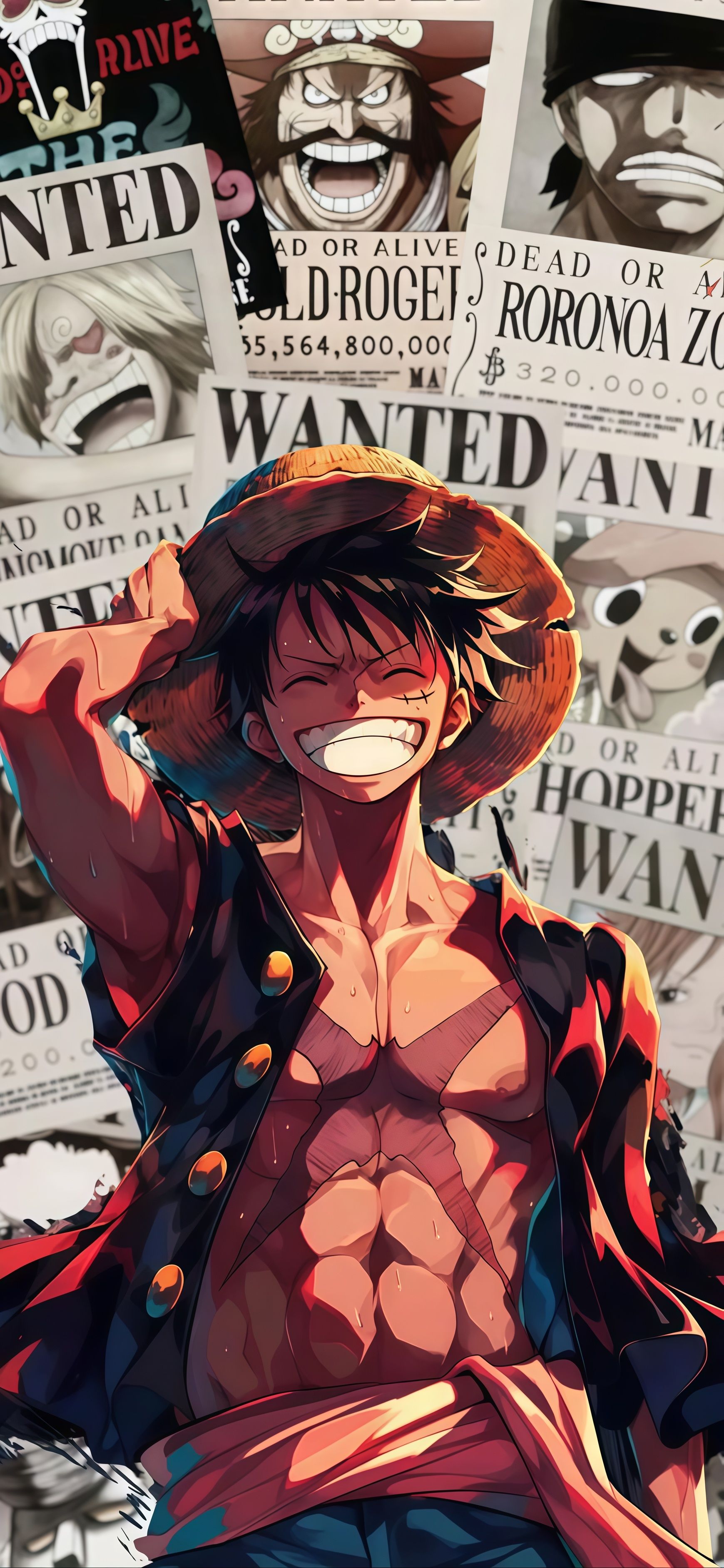 Monkey D. Luffy Wanted Poster Wallpaper