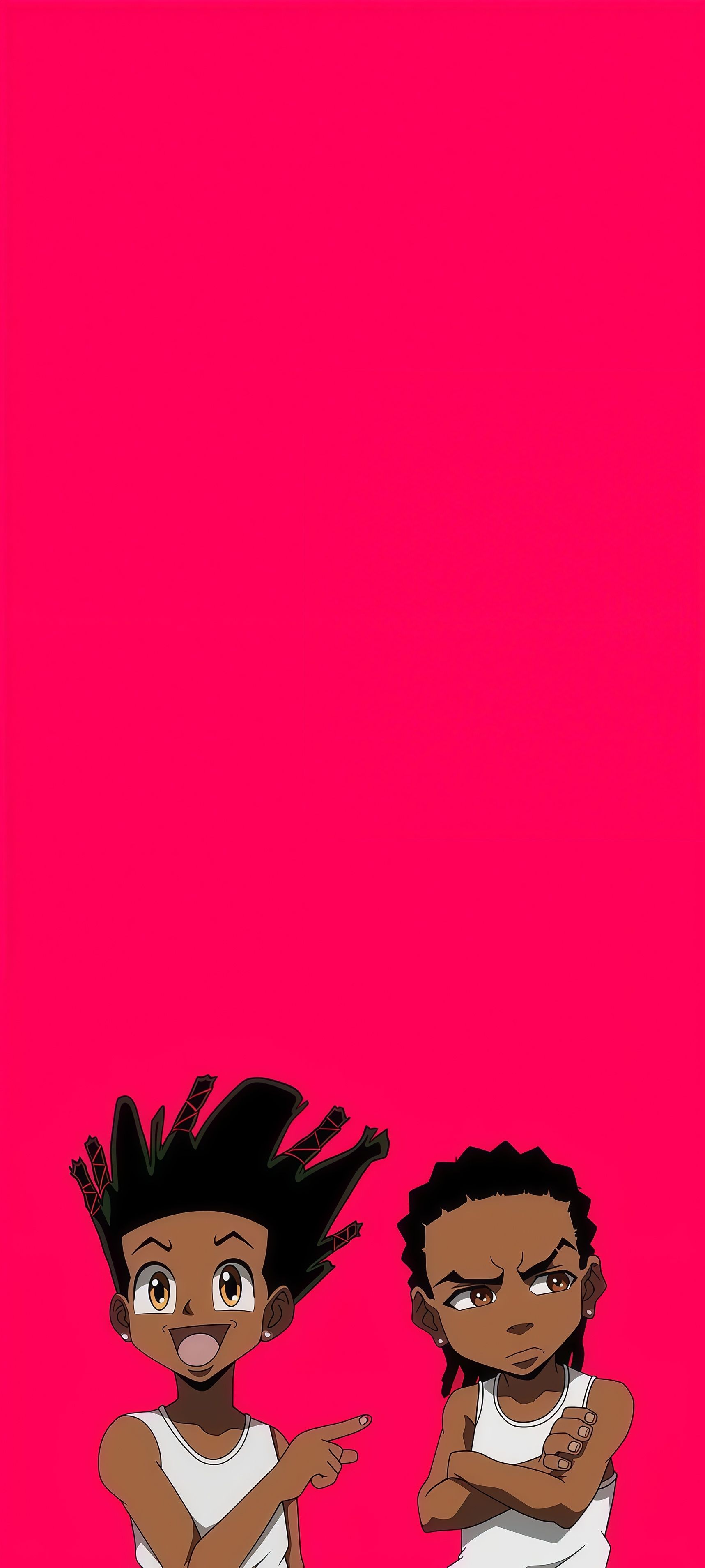 The Boondocks Riley Freeman and Friend Anime Wallpaper