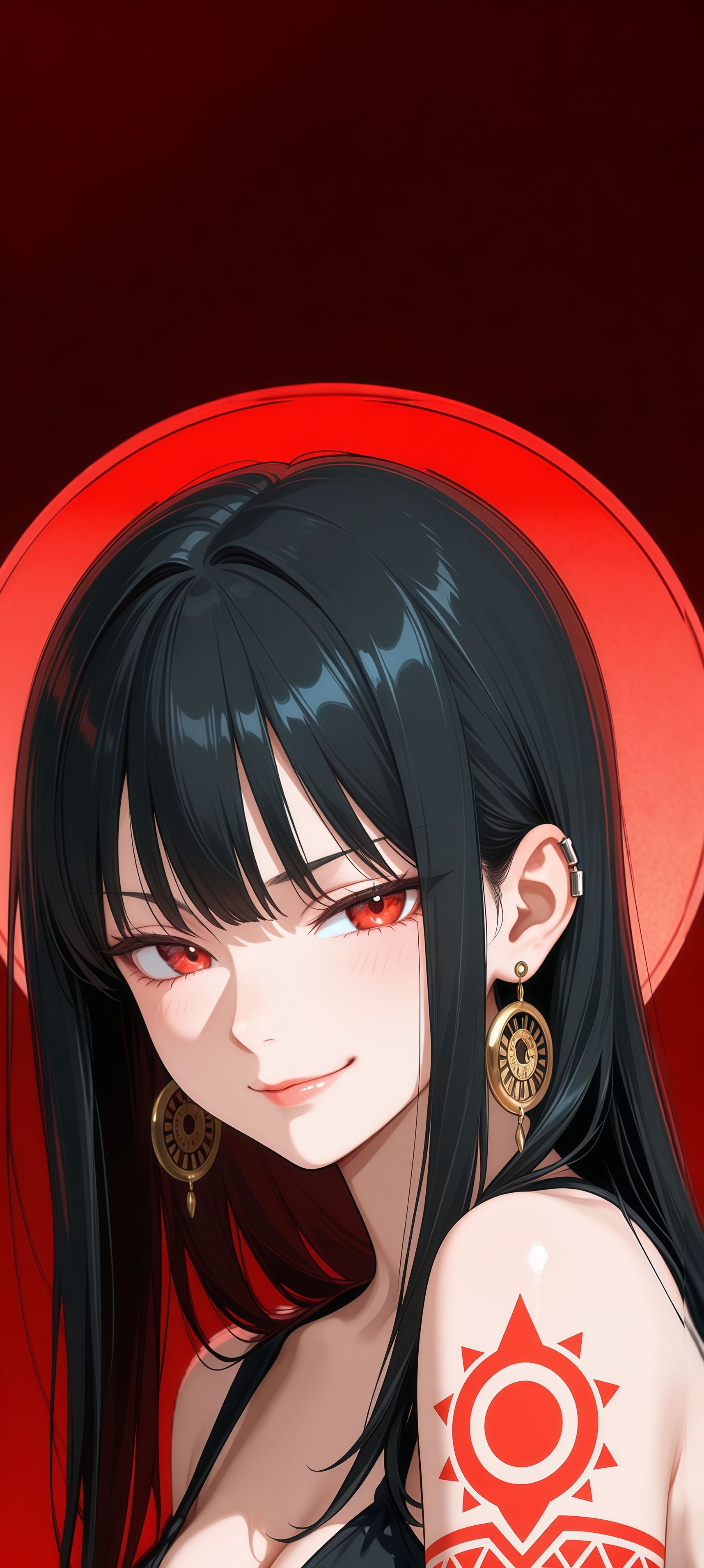 Yor Forger Spy x Family Red Eyes Anime Wallpaper