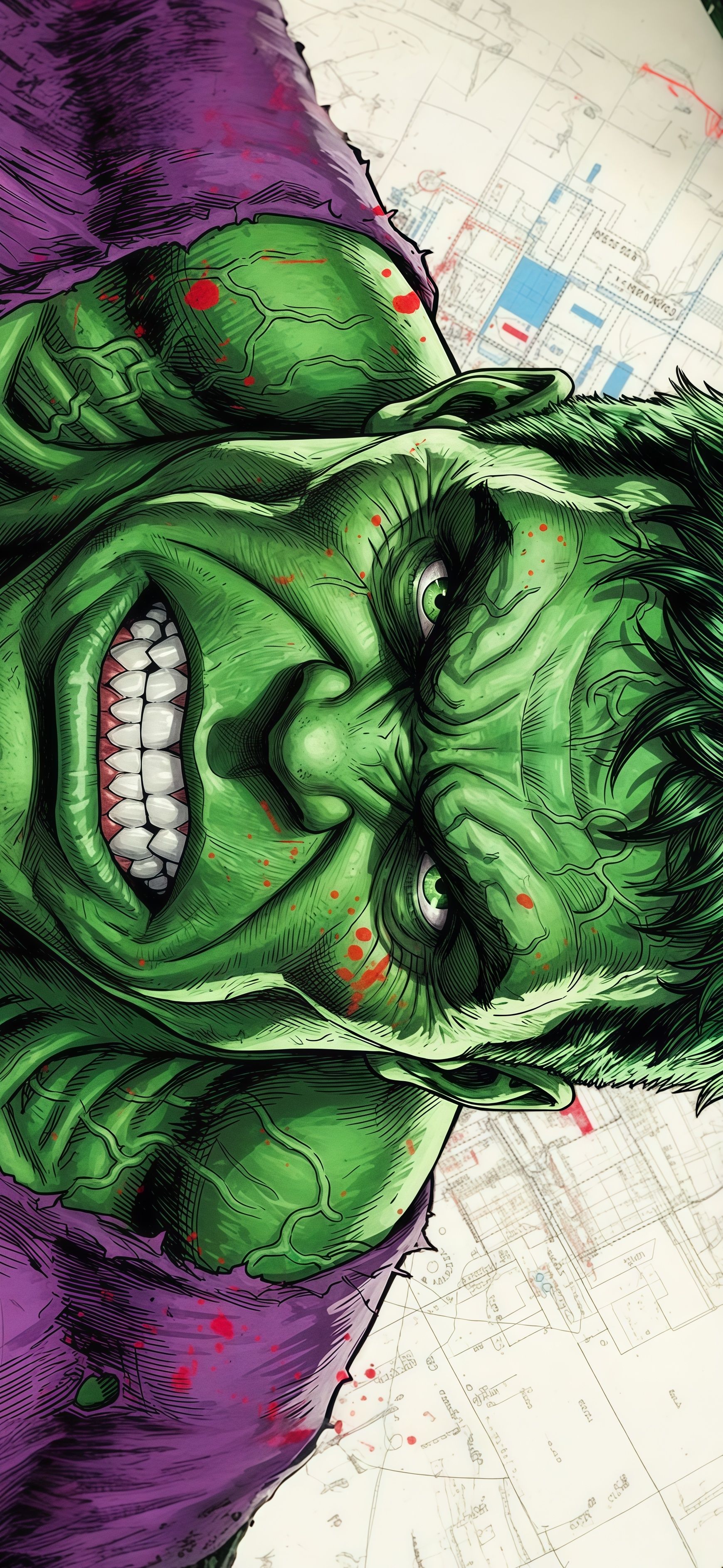 Green Hulk Comic Wallpaper