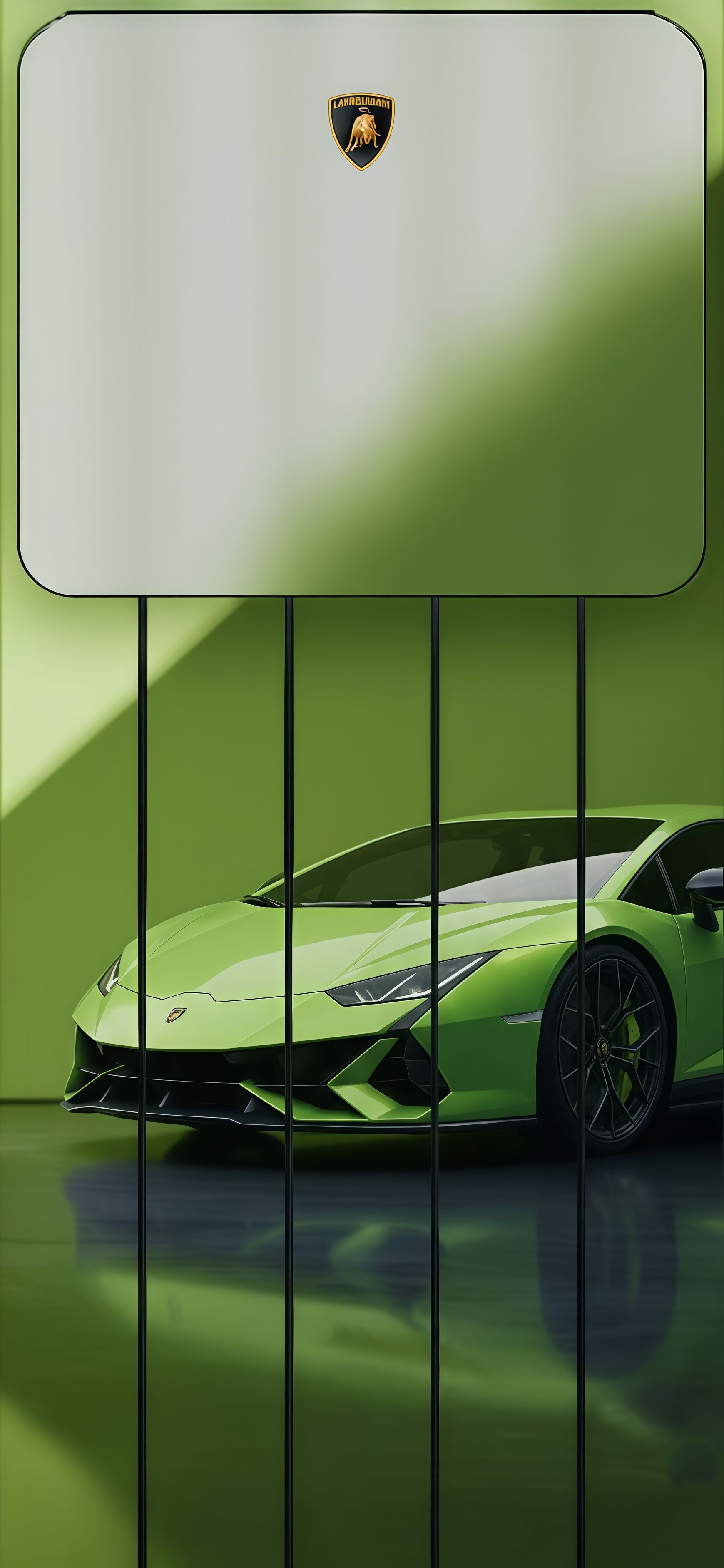 Lamborghini Huracán EVO Lime Green Supercar Wallpaper