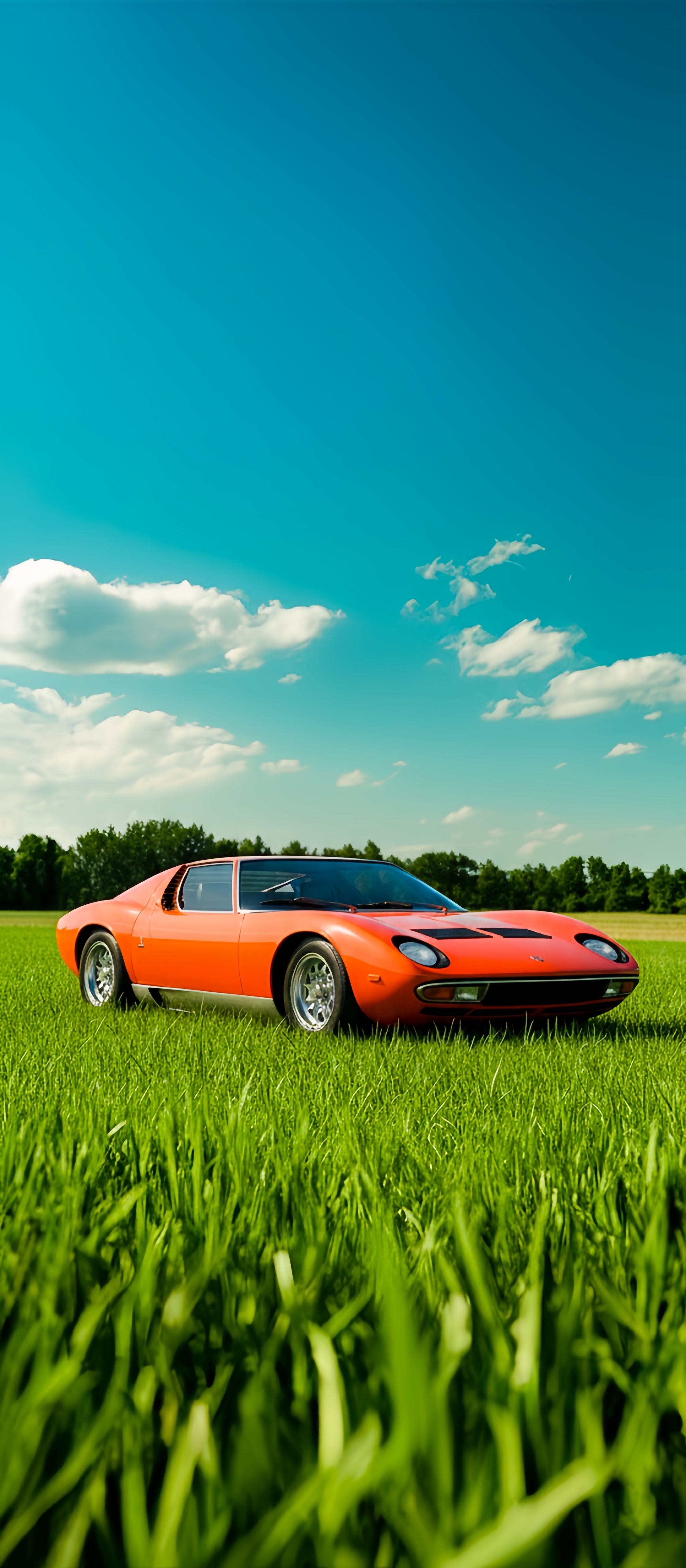 Lamborghini Miura P400 Classic Wallpaper