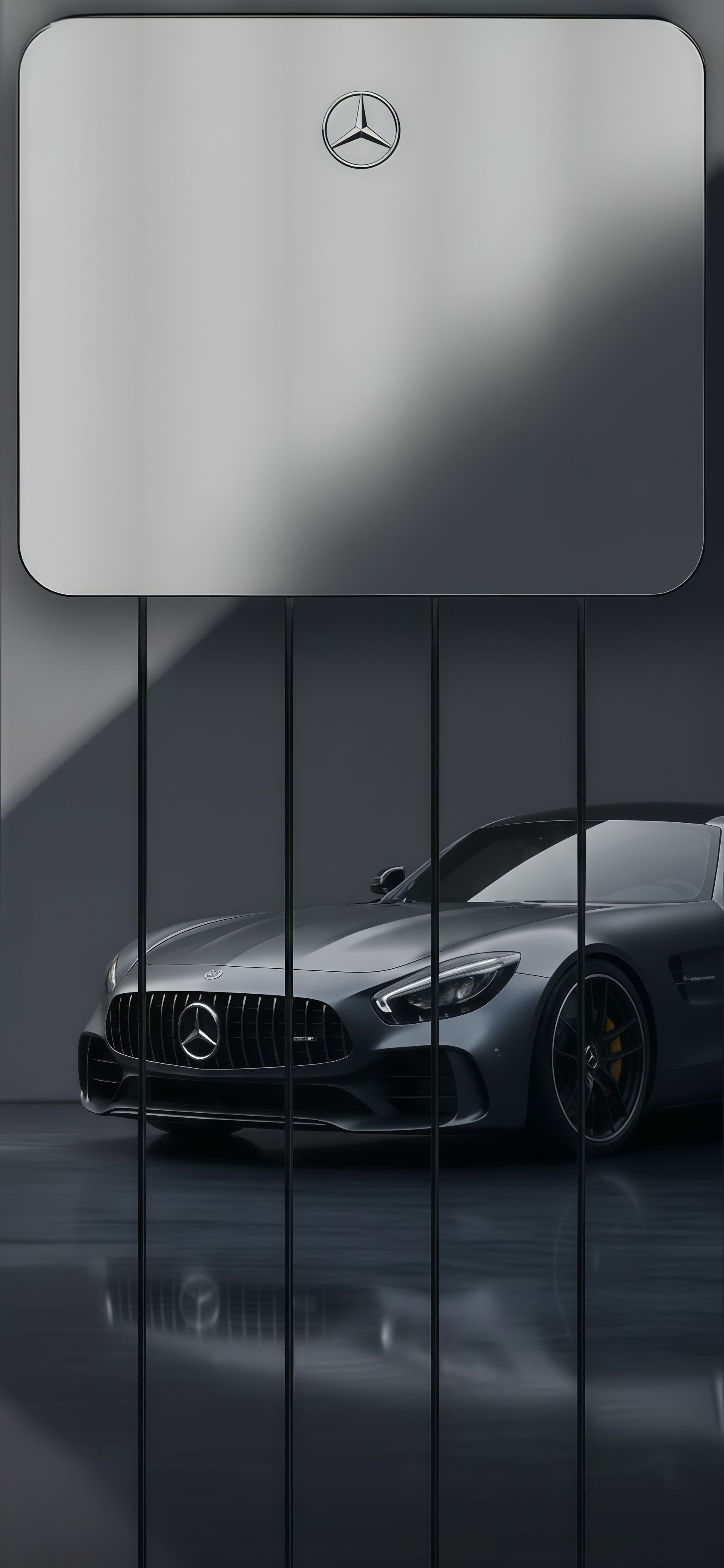 Mercedes-AMG GT R Grey Sports Car Wallpaper