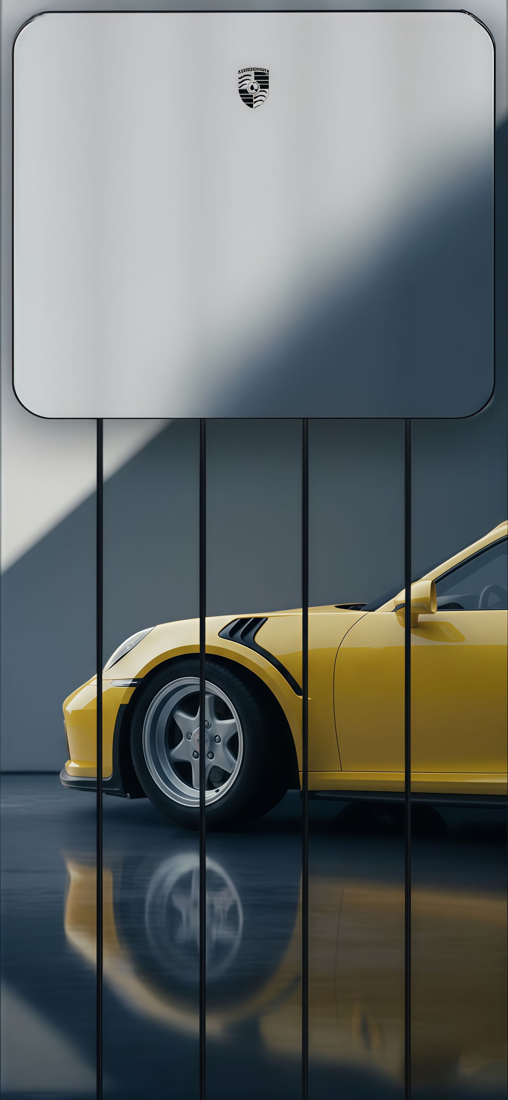 Porsche 911 Sport Classic Yellow Coupe Wallpaper