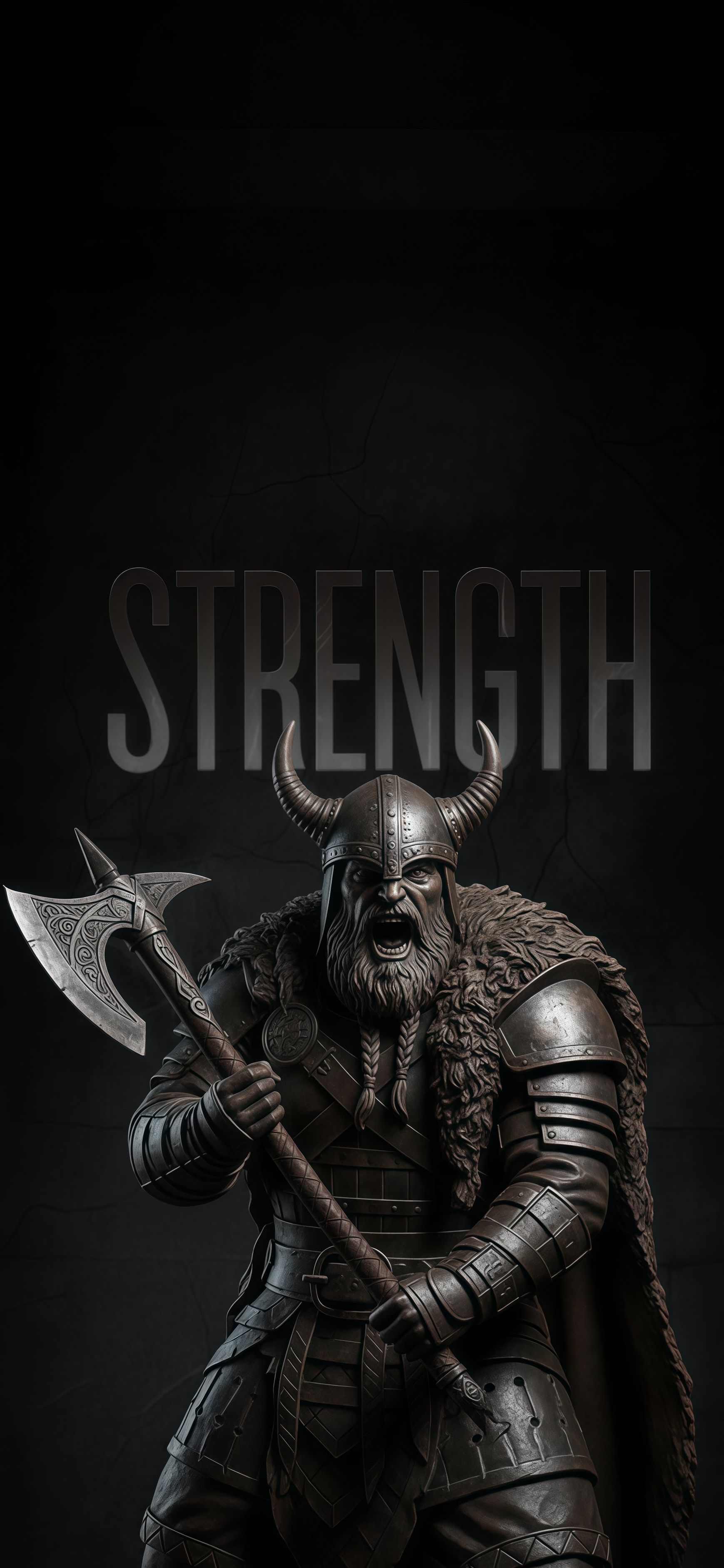 Viking Warrior Strength Wallpaper