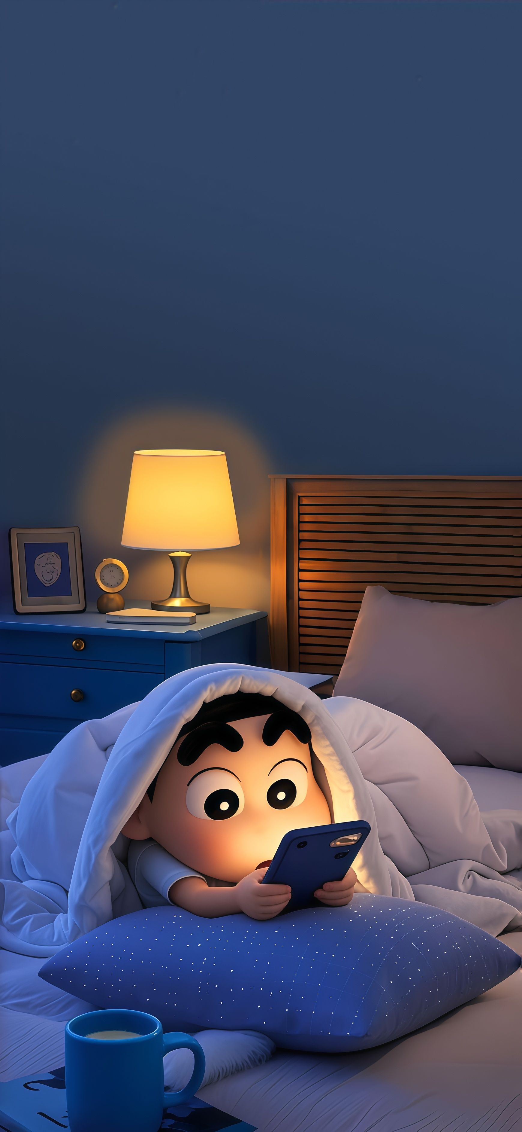 Crayon Shin-chan Bedtime Wallpaper
