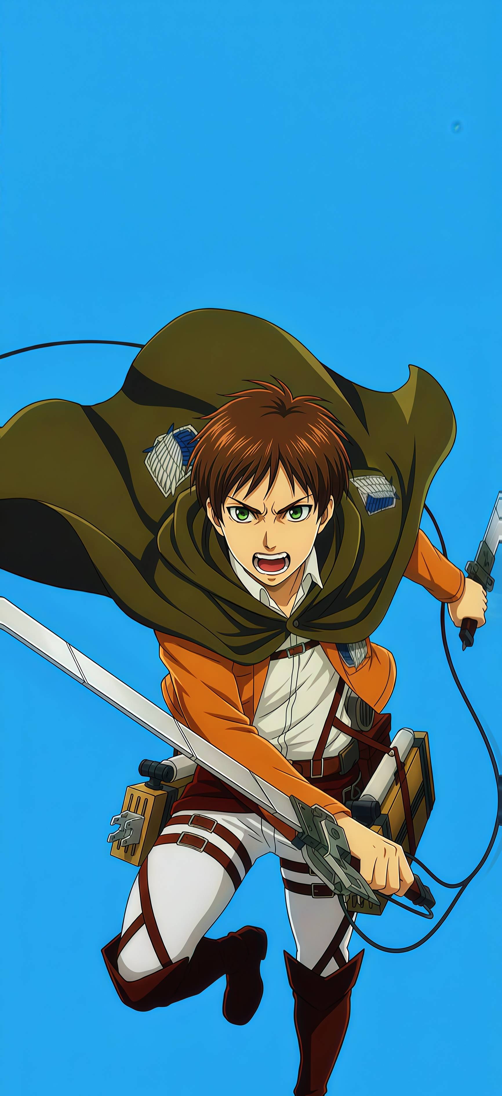 Eren Yeager ODM Gear AOT Wallpaper