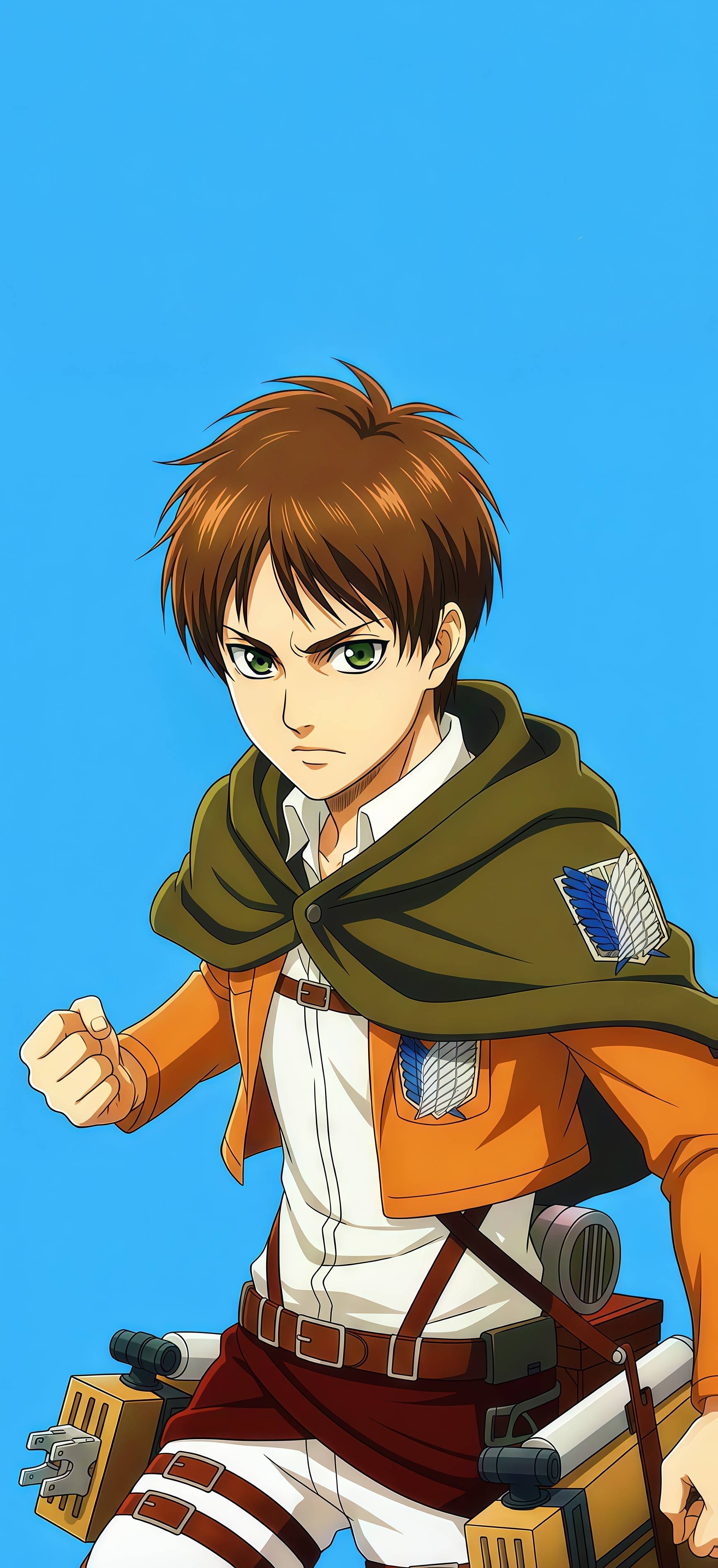 Eren Yeager Survey Corps Hero Wallpaper