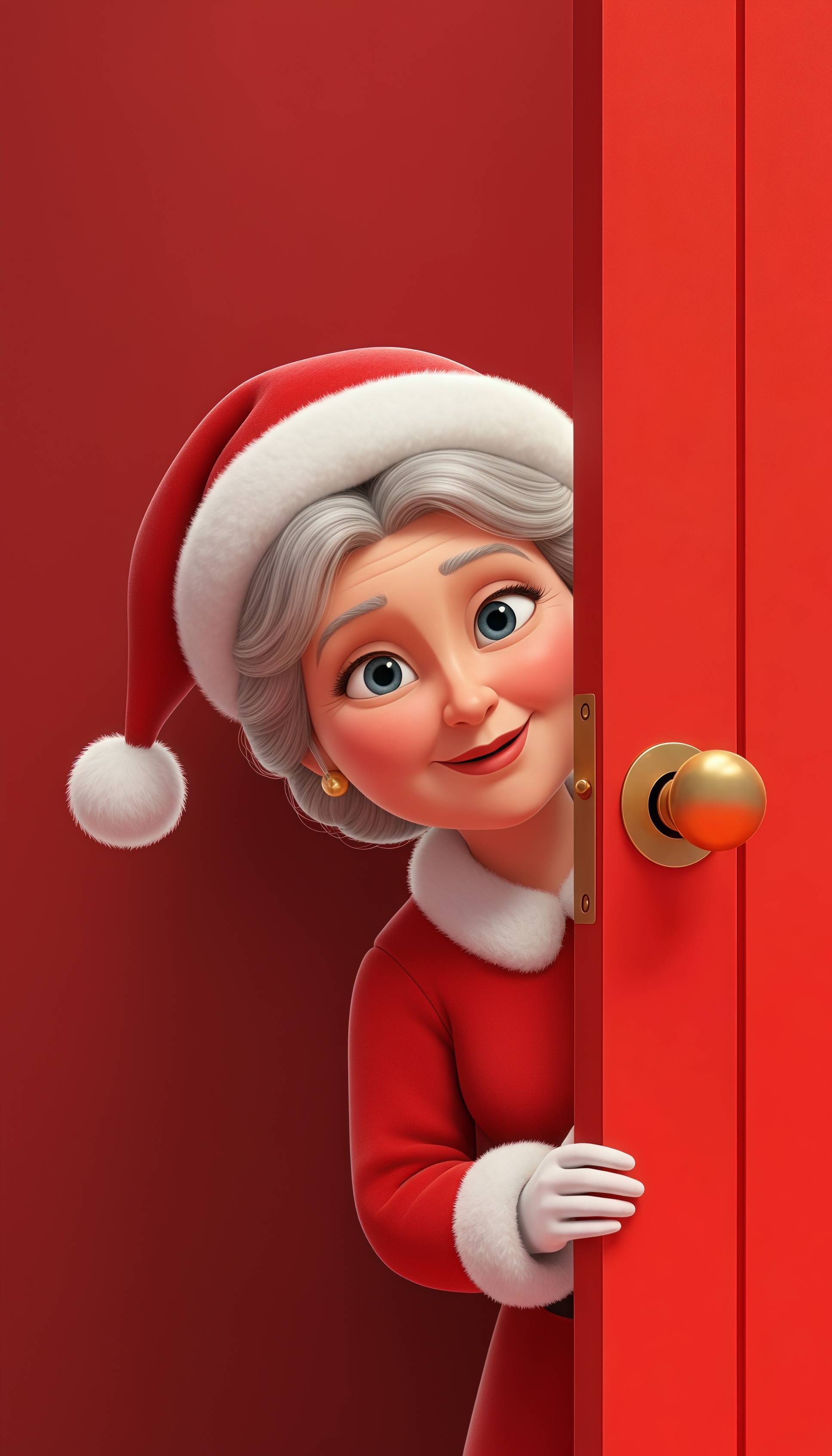 Mrs. Claus Cheerful Christmas Live Wallpaper
