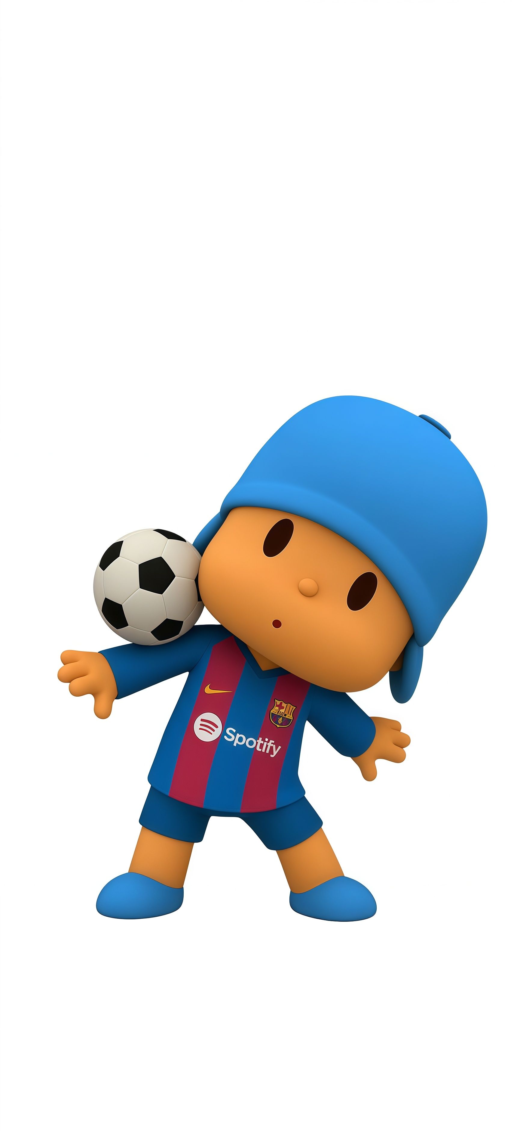 Pocoyo FC Barcelona Wallpaper