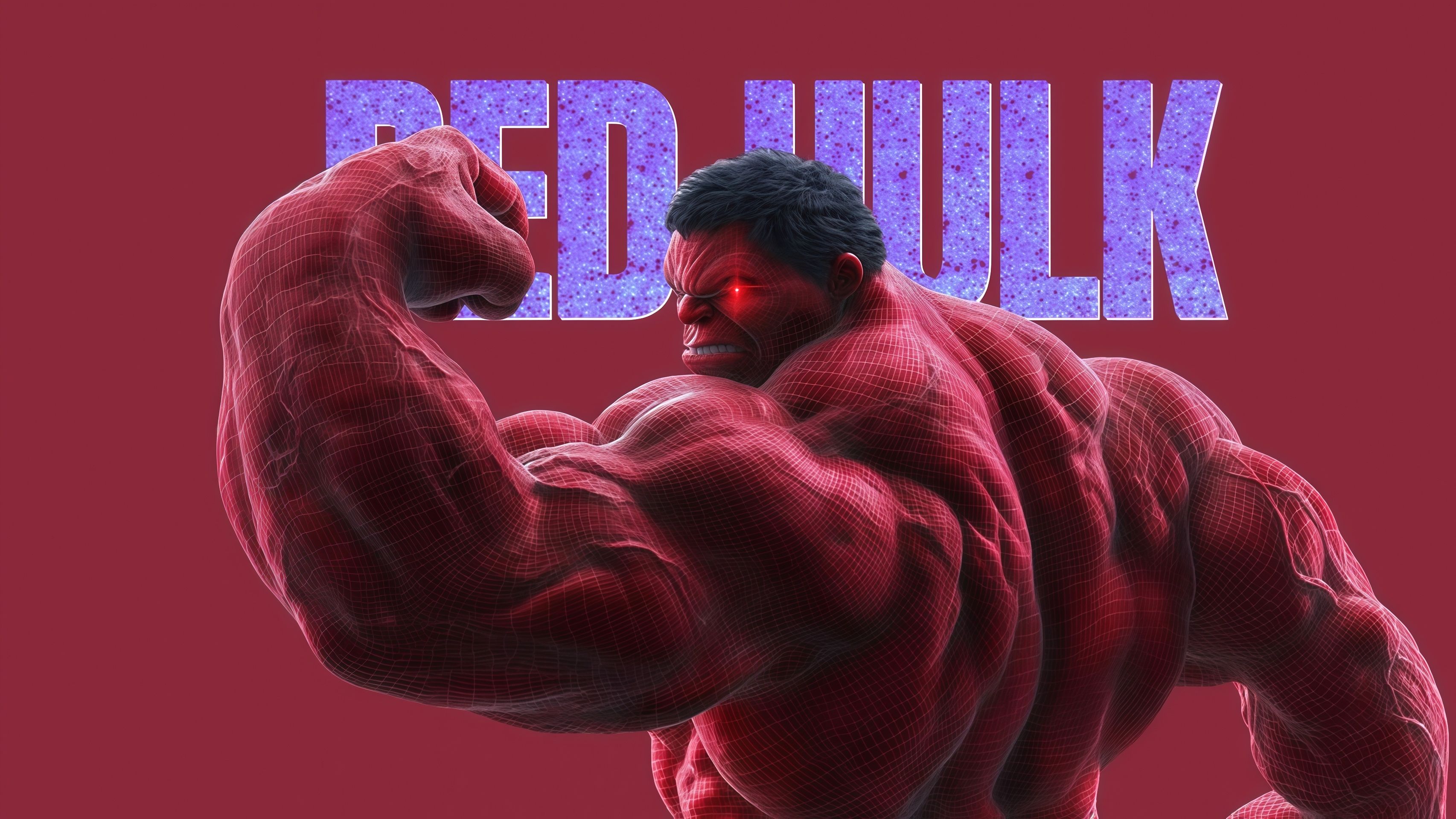 Red Hulk Thunderbolt Ross Desktop Wallpaper