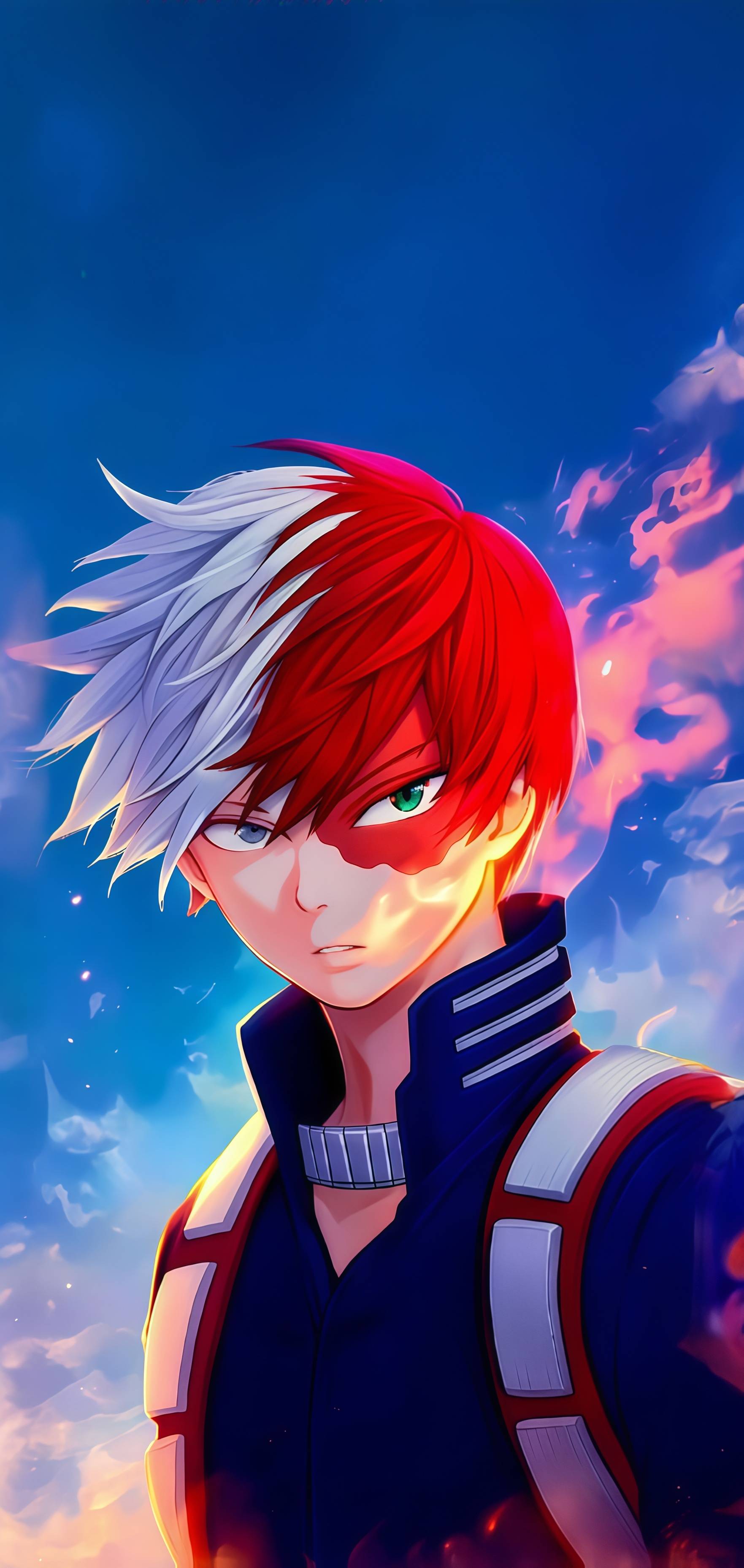 Shoto Todoroki Dual Quirk Wallpaper