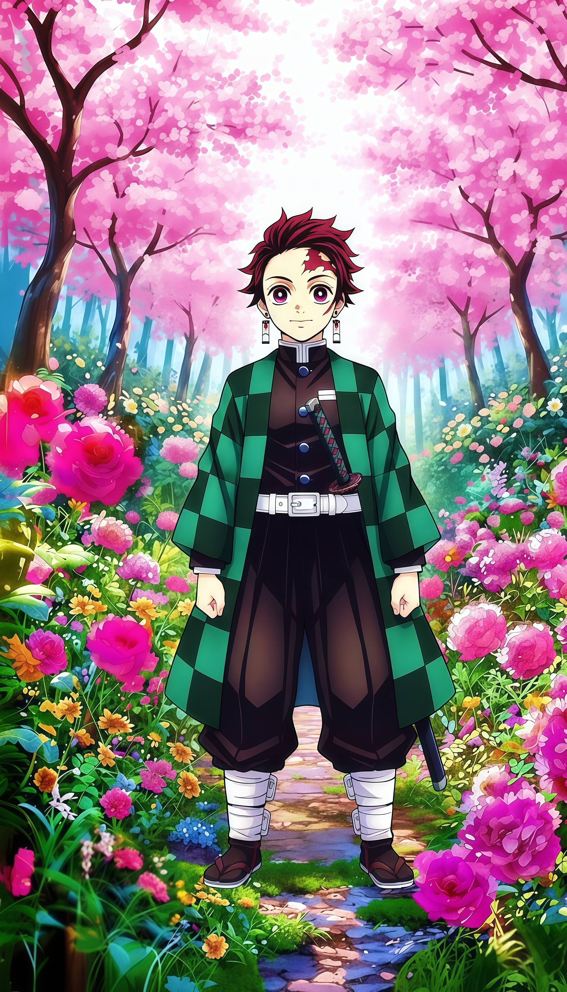 Tanjiro Kamado Aesthetic Wallpaper