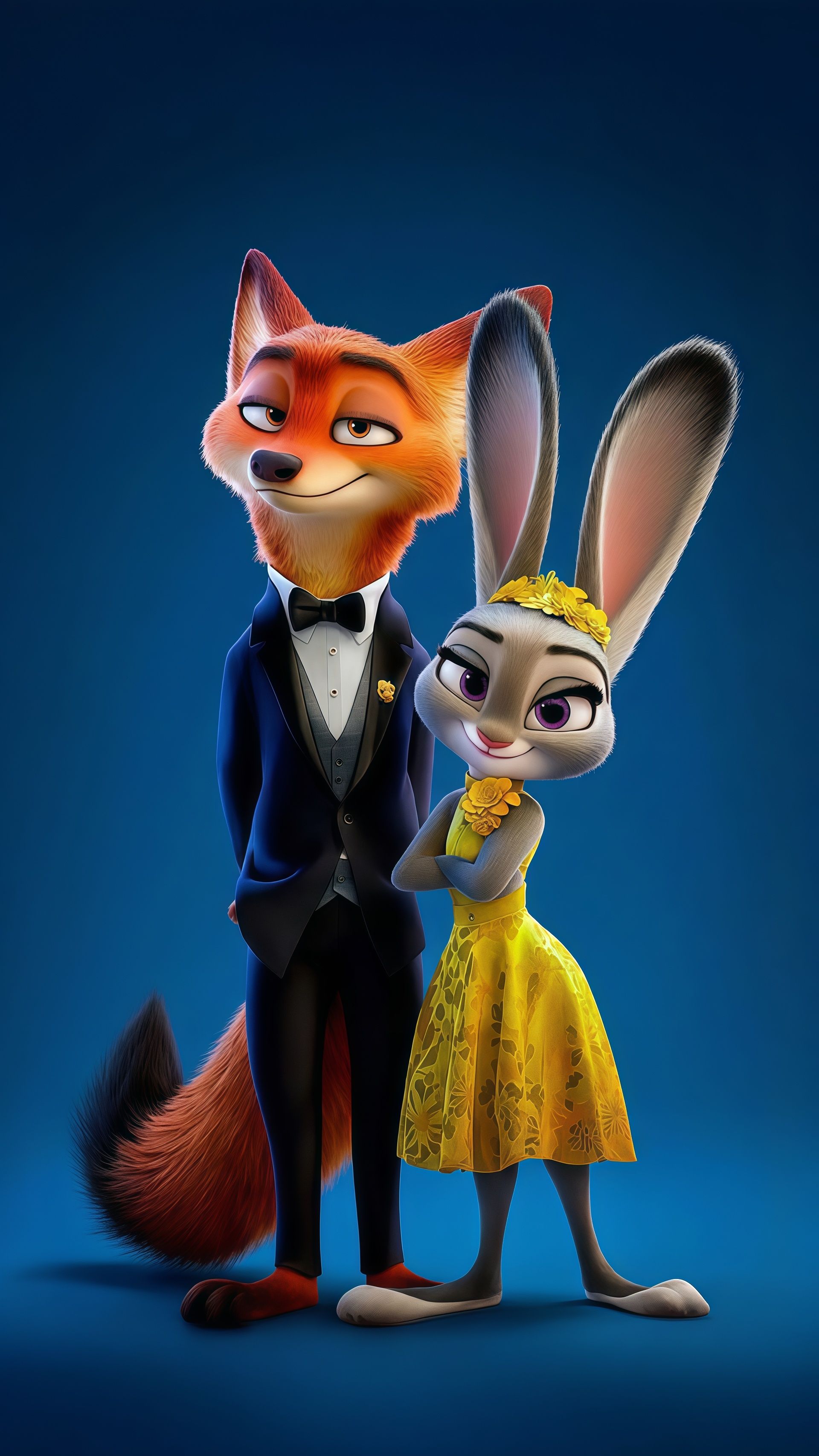 Zootopia Nick and Judy Formal Wallpaper