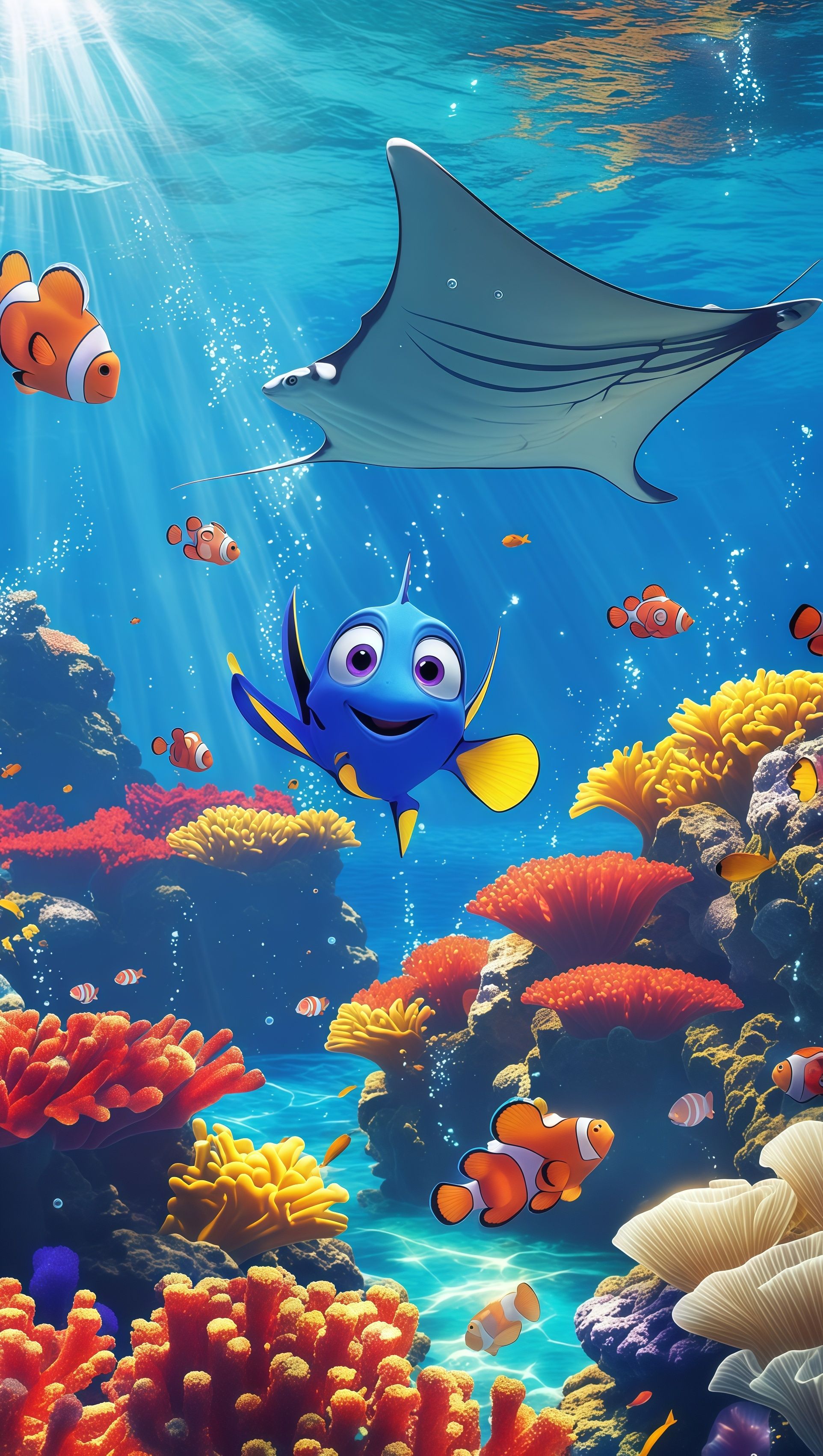 Finding Dory Ocean Reef Live Wallpaper