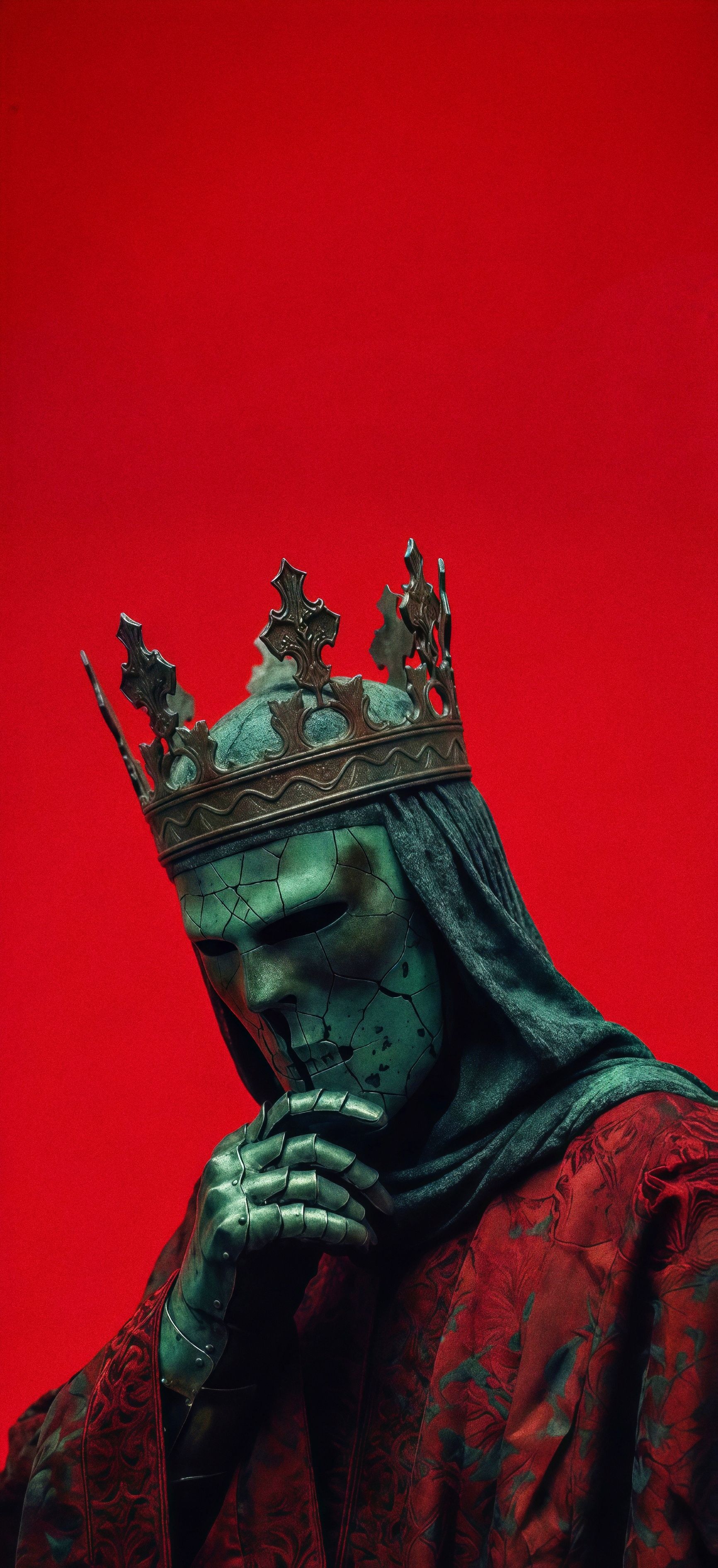 King of Ruin Dark Fantasy Wallpaper