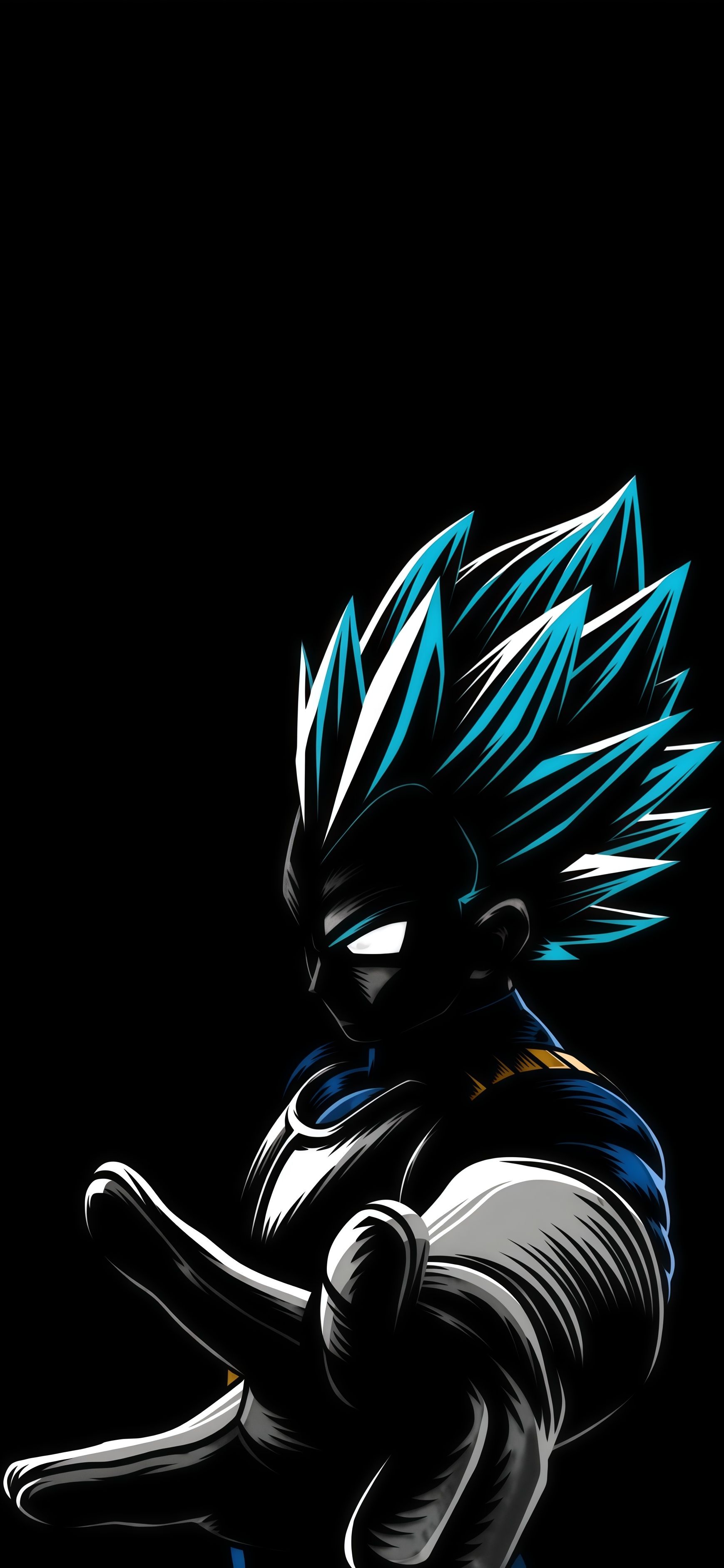 Ultra Ego Vegeta Blue Wallpaper