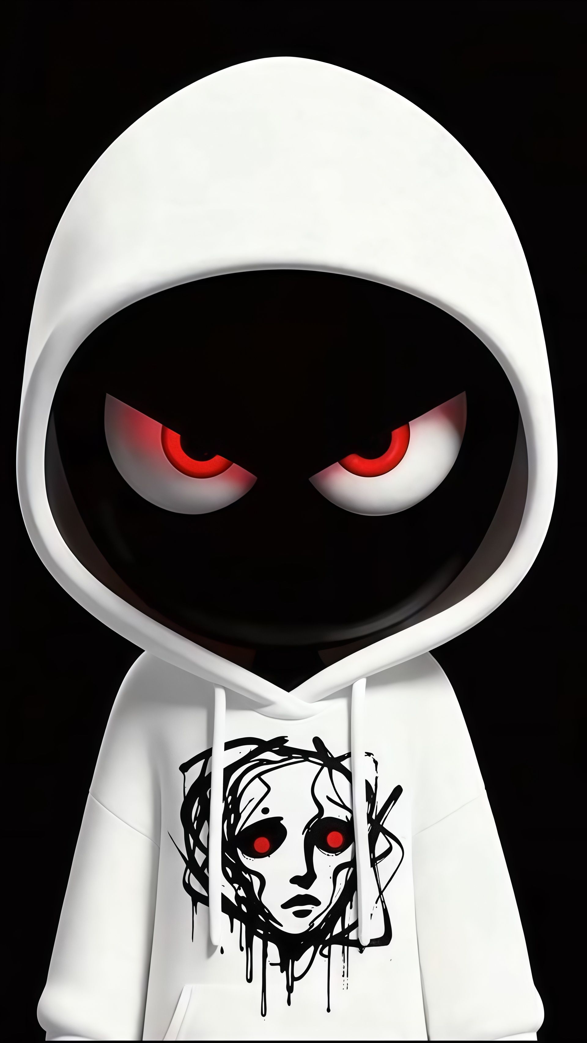 White Streetwear Assassin Live Wallpaper