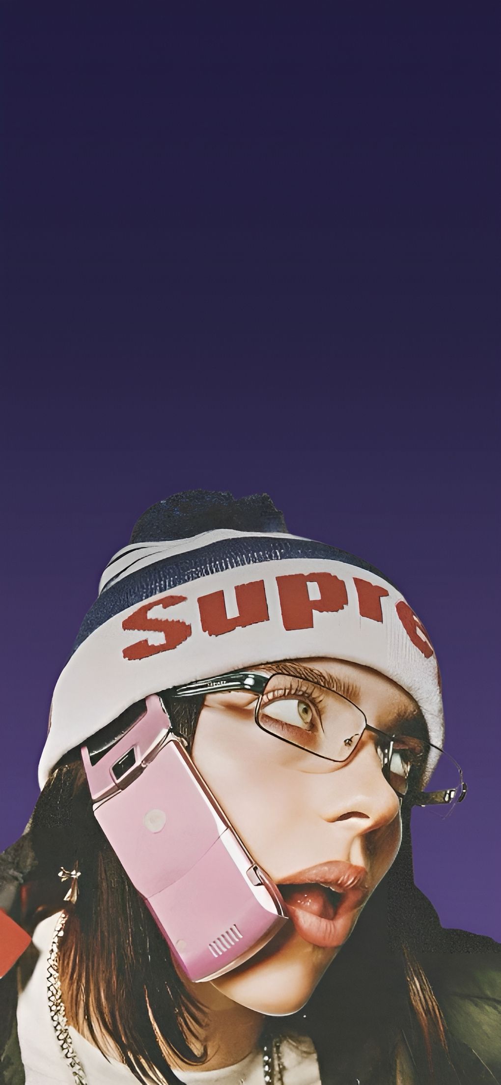Billie Eilish Supreme Beanie Wallpaper