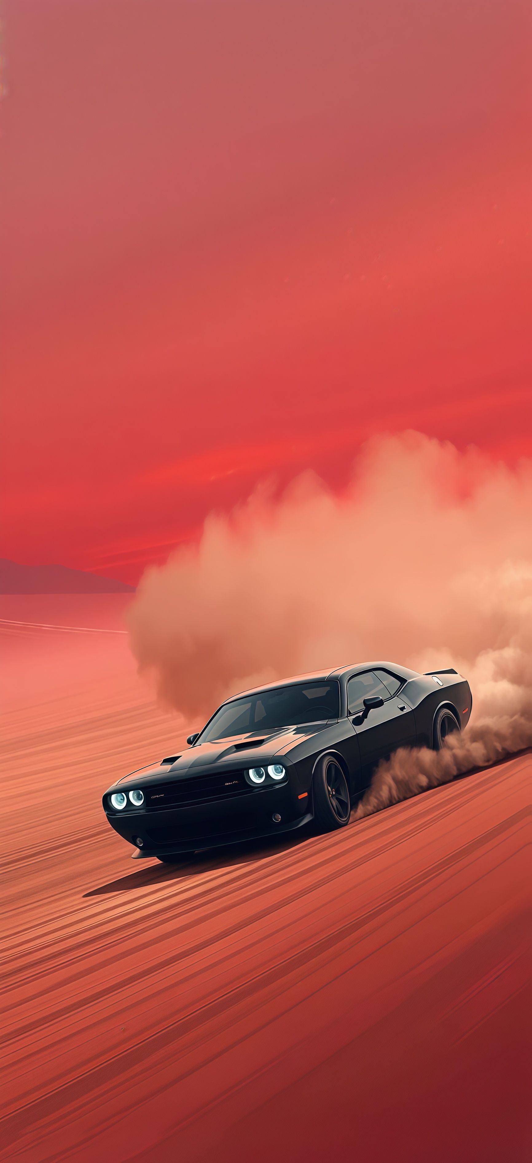 Dodge Challenger Desert Drift Wallpaper