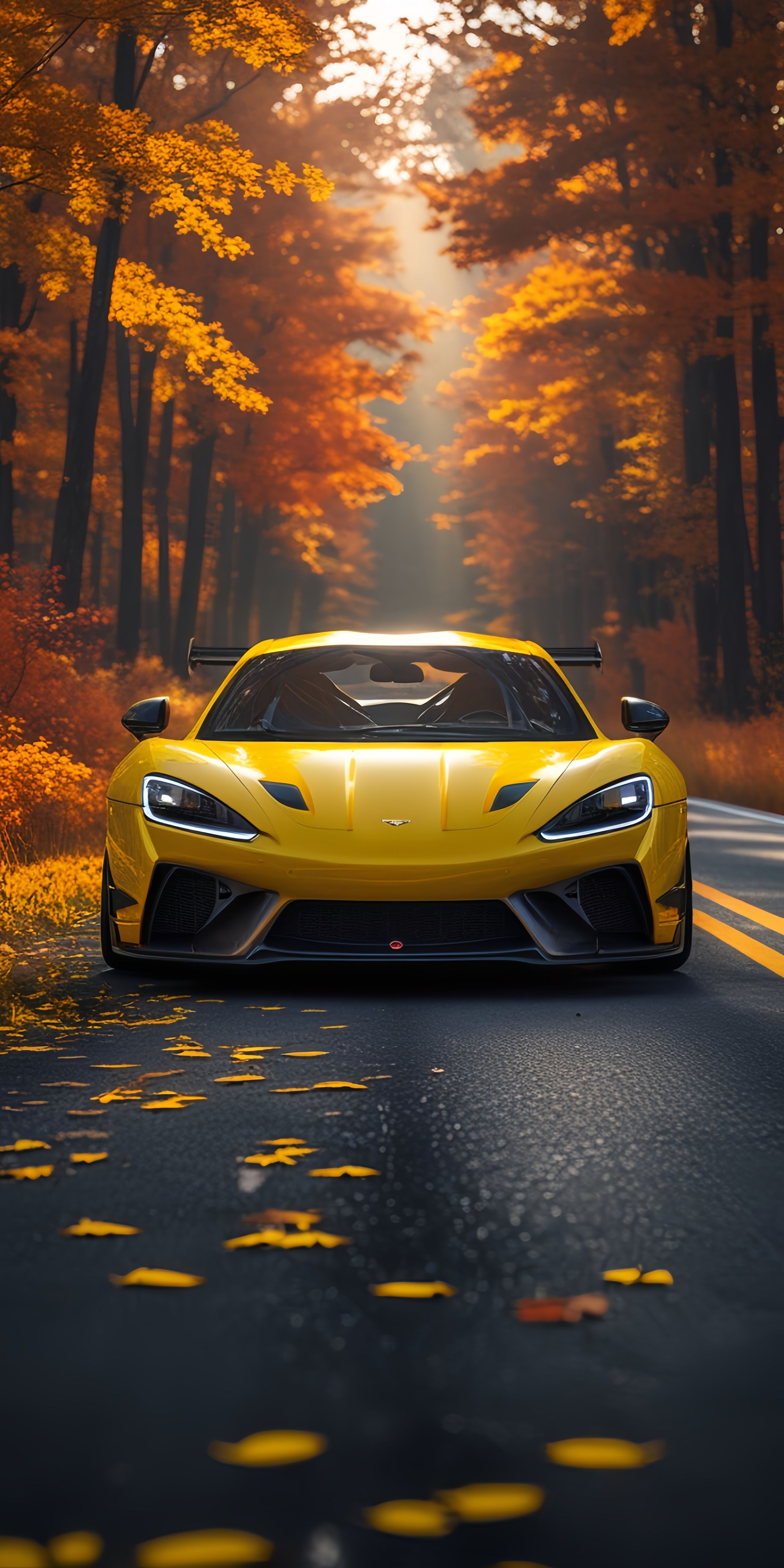 Yellow Supercar Wallpaper
