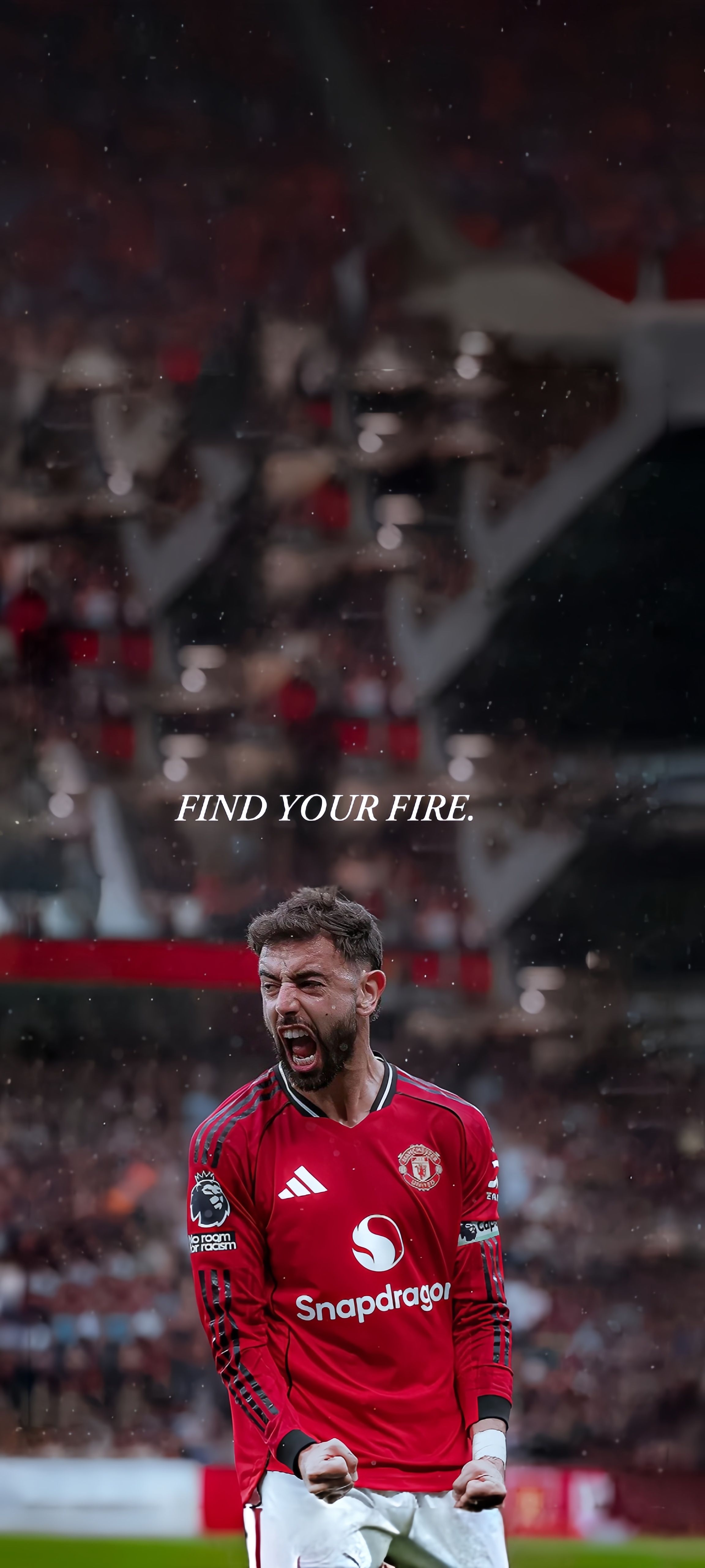 Bruno Fernandes Manchester United Motivational Wallpaper